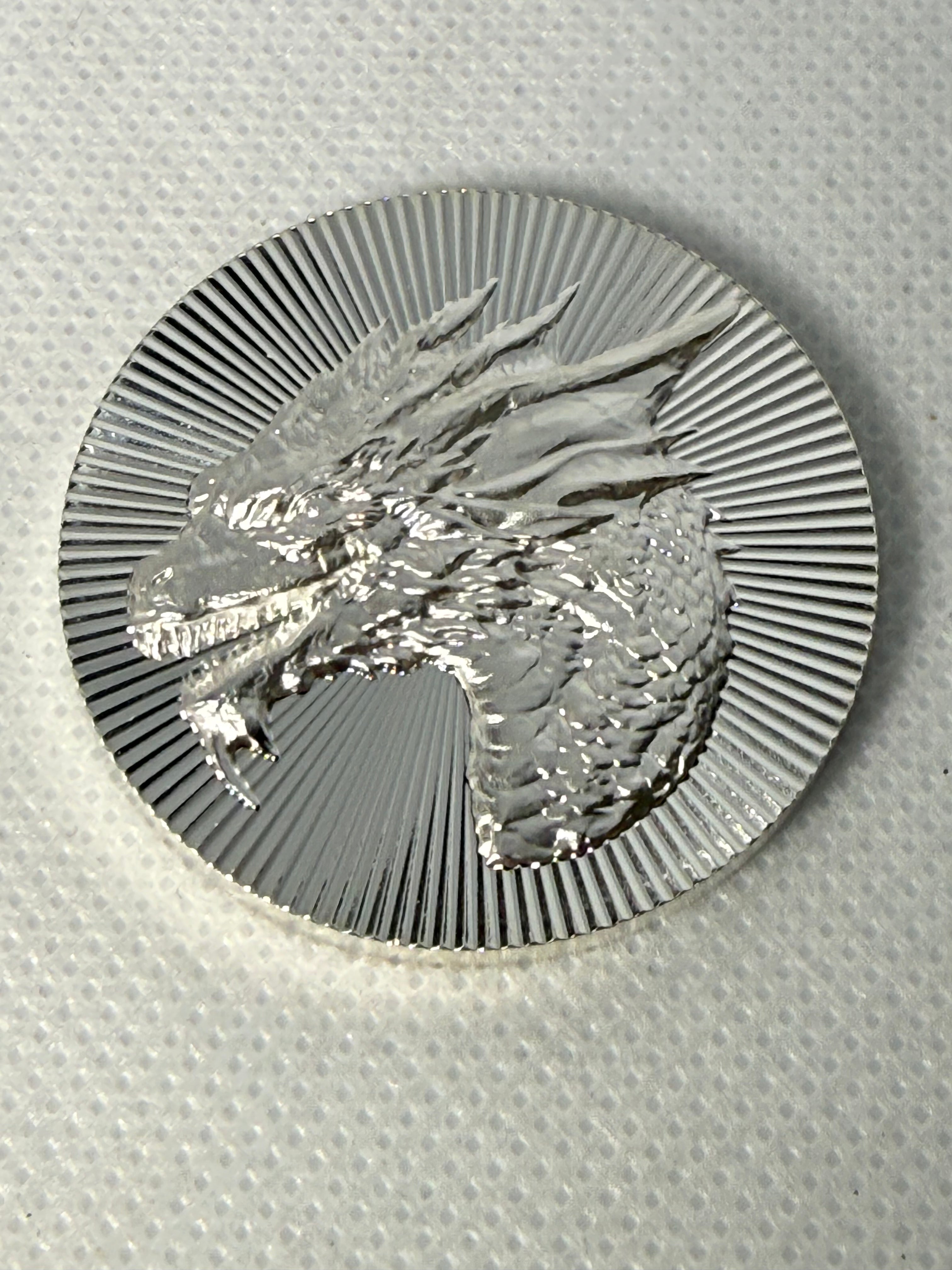 Scottsdale Mint Dragon Stacker 1 oz Fine 999 Silver Round