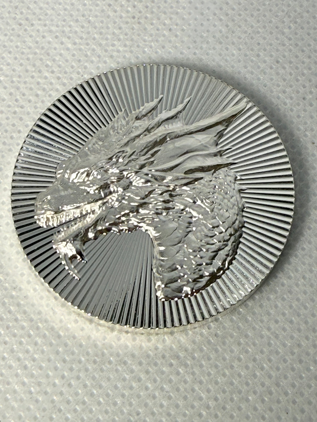 Scottsdale Mint Dragon Stacker 1 oz Fine 999 Silver Round