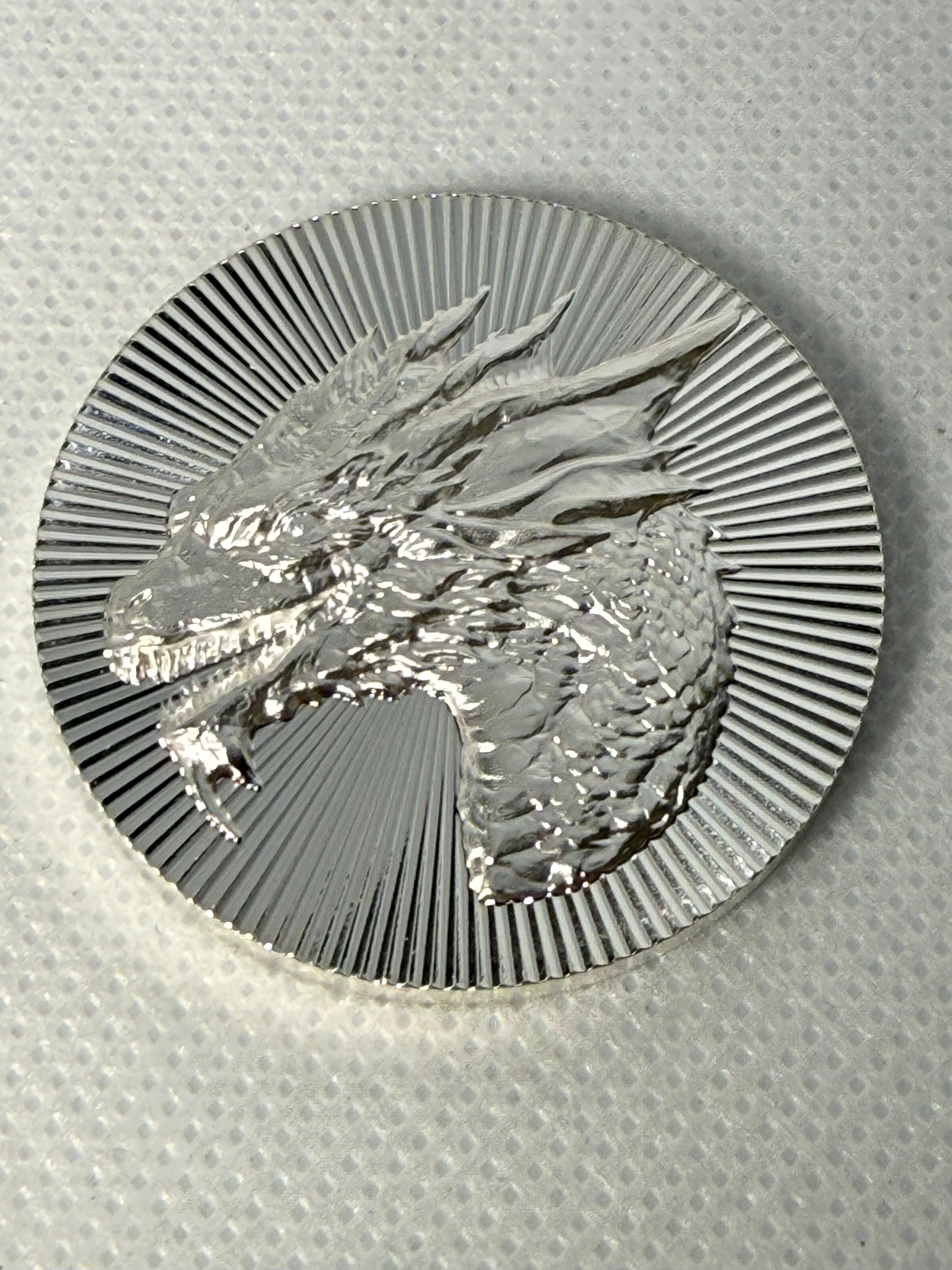 Scottsdale Mint Dragon Stacker 1 oz Fine 999 Silver Round