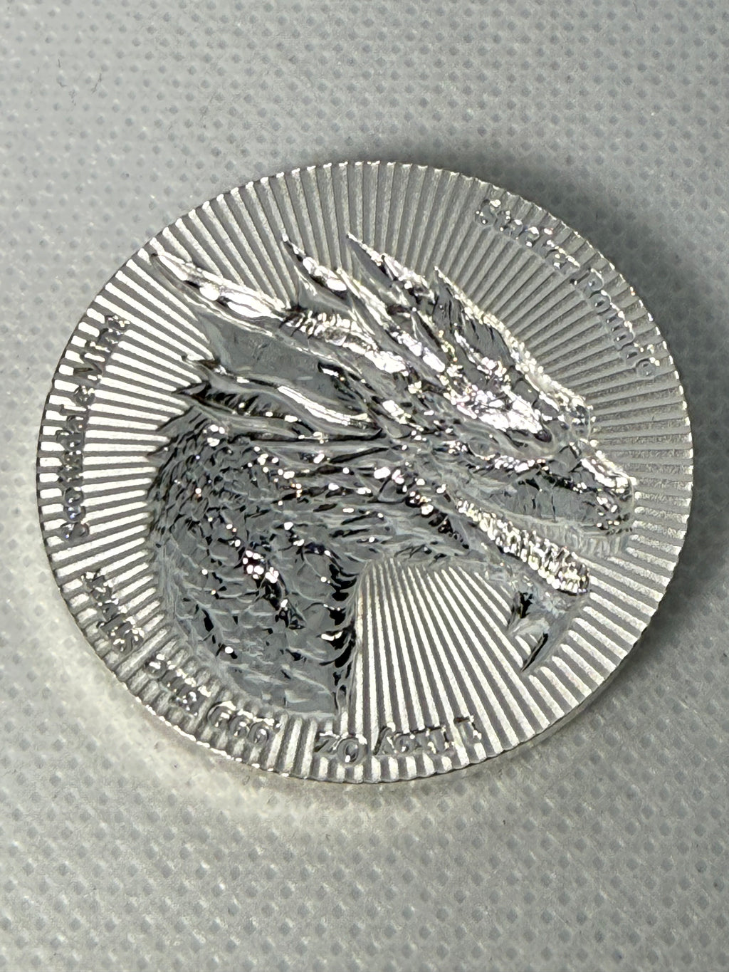 Scottsdale Mint Dragon Stacker 1 oz Fine 999 Silver Round