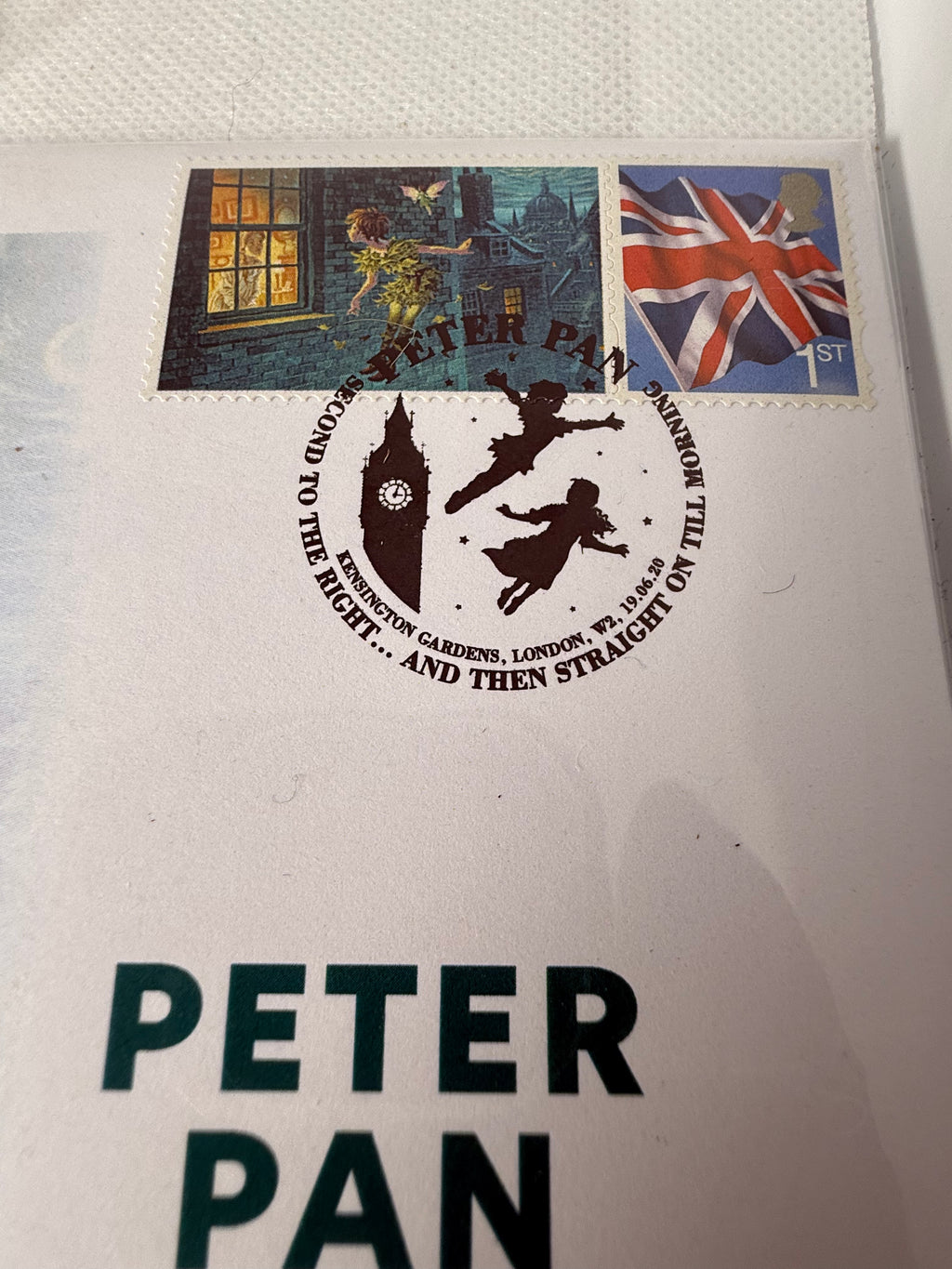 Isle of Mann Coin and Commemorative Cover Peter Pan 2020 50 Pence presentation Pack