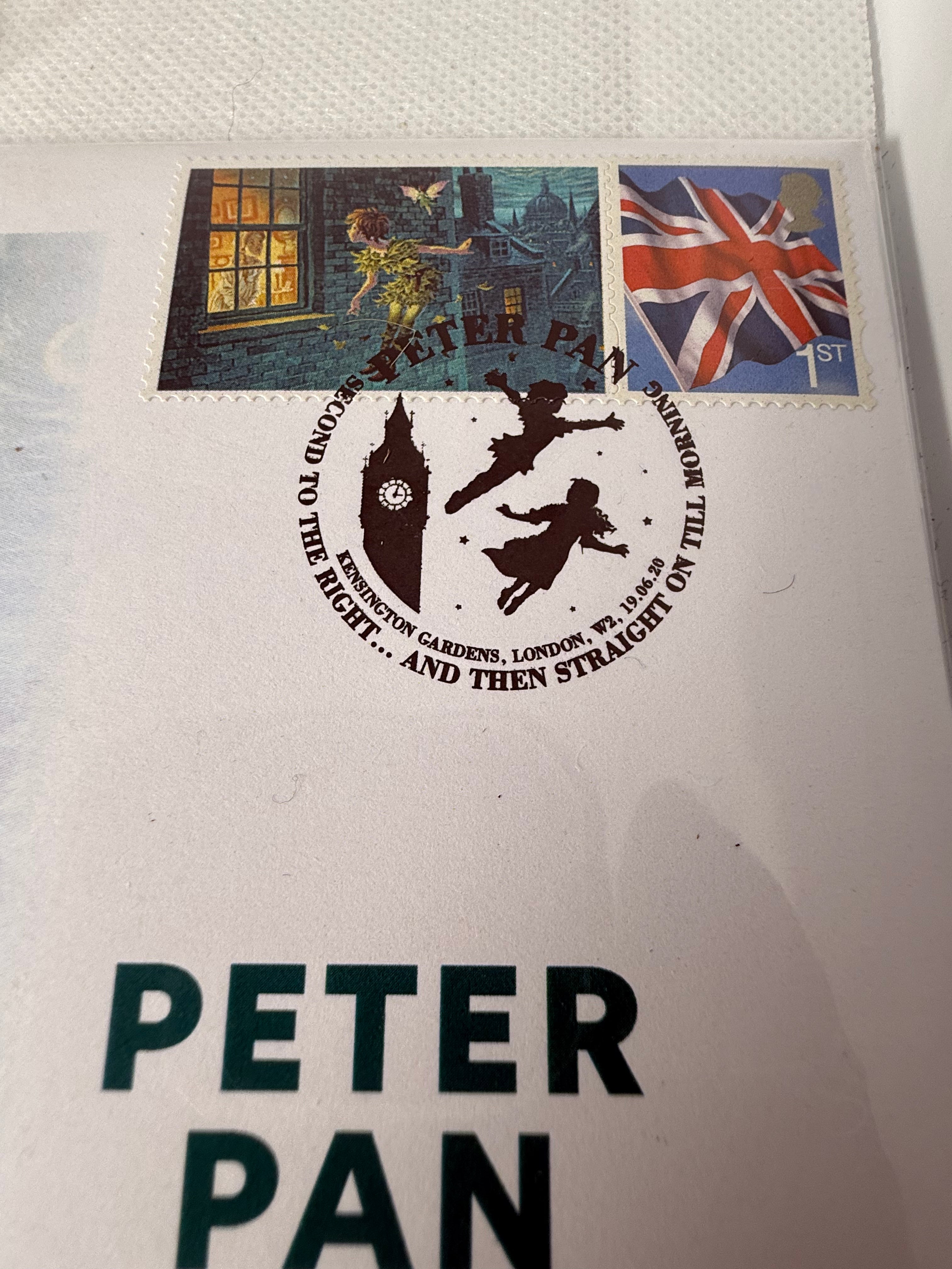 Isle of Mann Coin and Commemorative Cover Peter Pan 2020 50 Pence presentation Pack