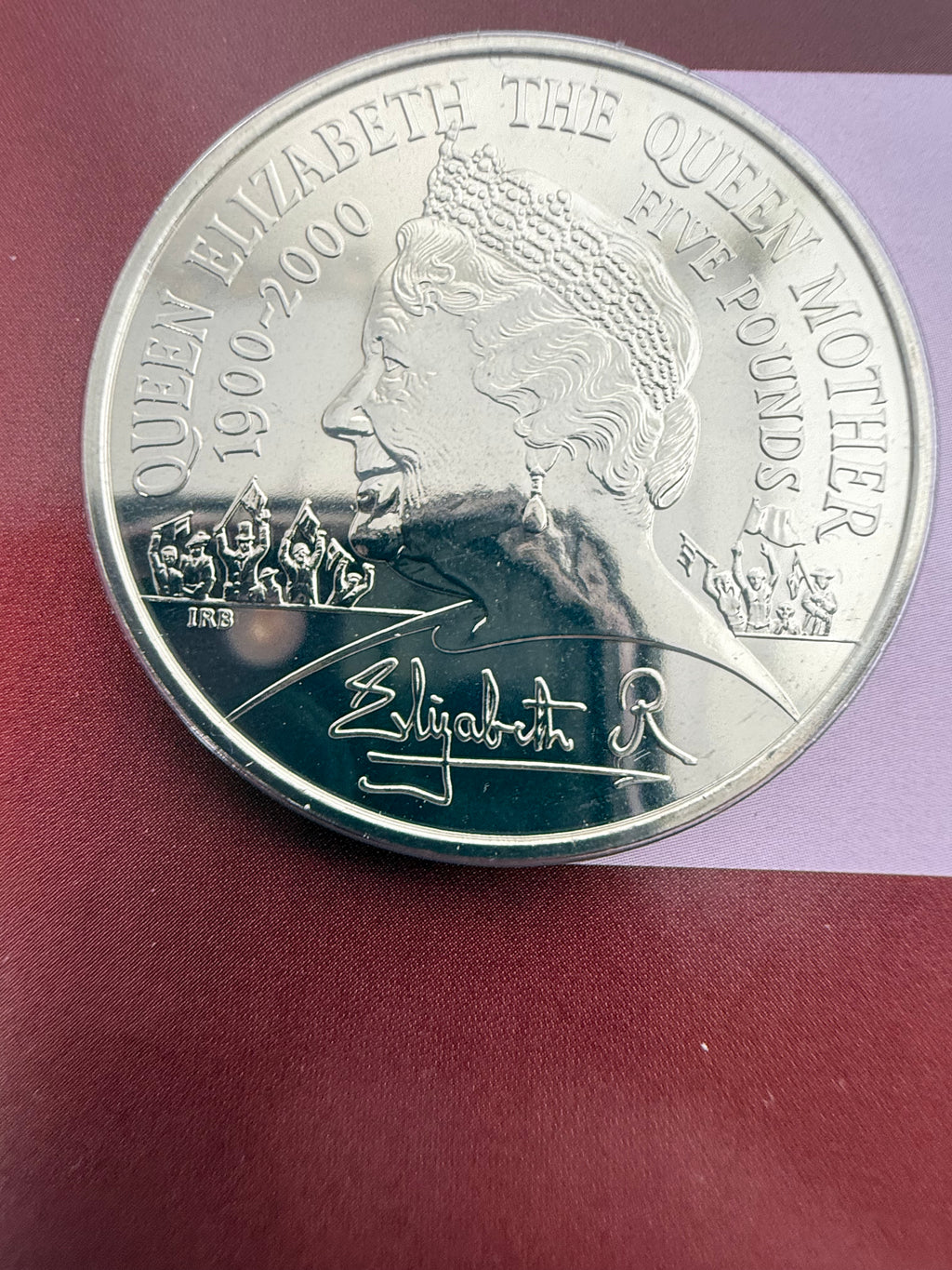 2000 Royal Mint Queen Mother Centenary Crown £5 Five Pound Coin BUNC in Presentation Pack