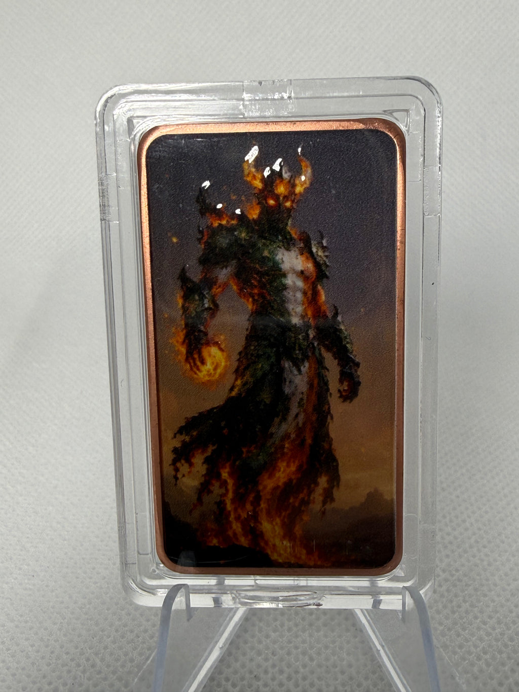 4 Nations - Surtur / Fire Lord with Nation top and Ball 1 oz Fine Copper Bar in Capsule New - Rare - Limited Mintage