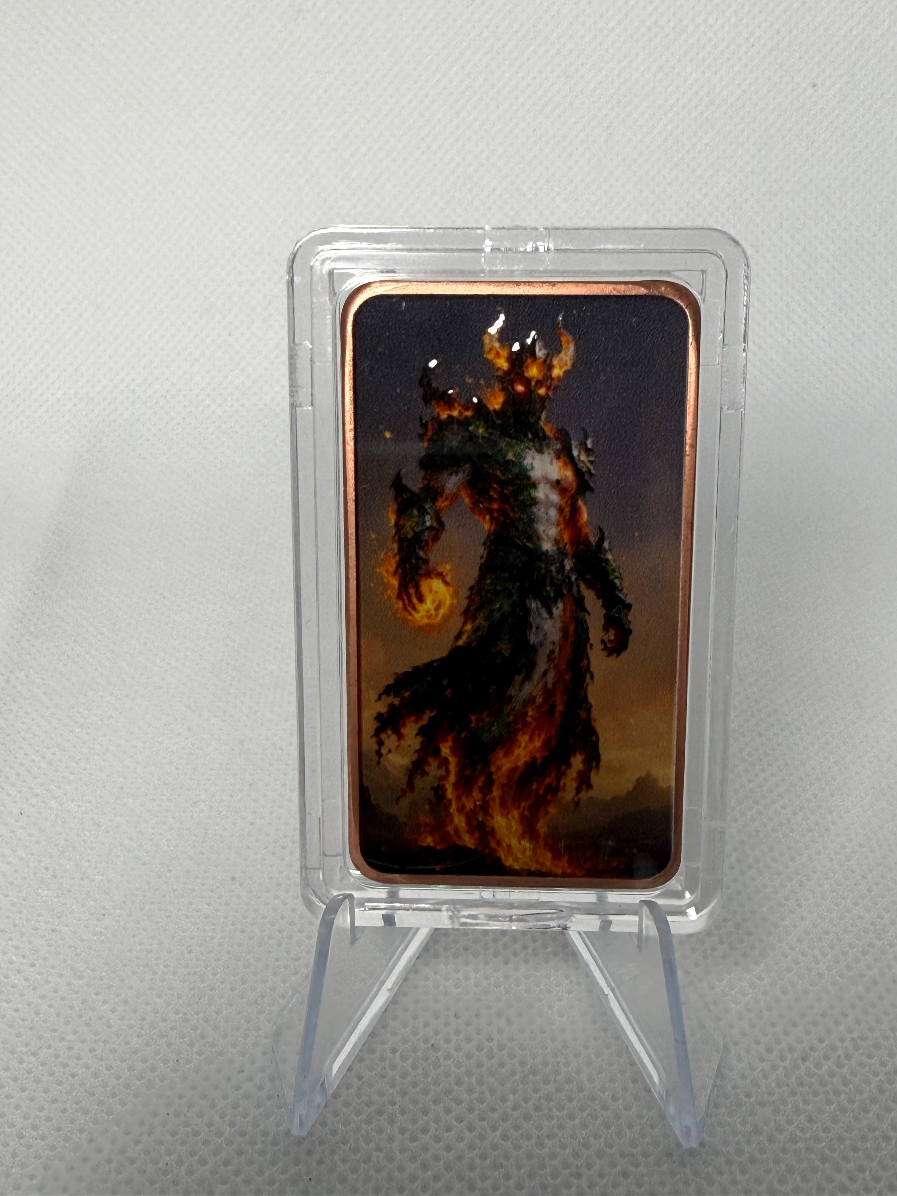 4 Nations - Surtur / Fire Lord with Nation top and Ball 1 oz Fine Copper Bar in Capsule New - Rare - Limited Mintage