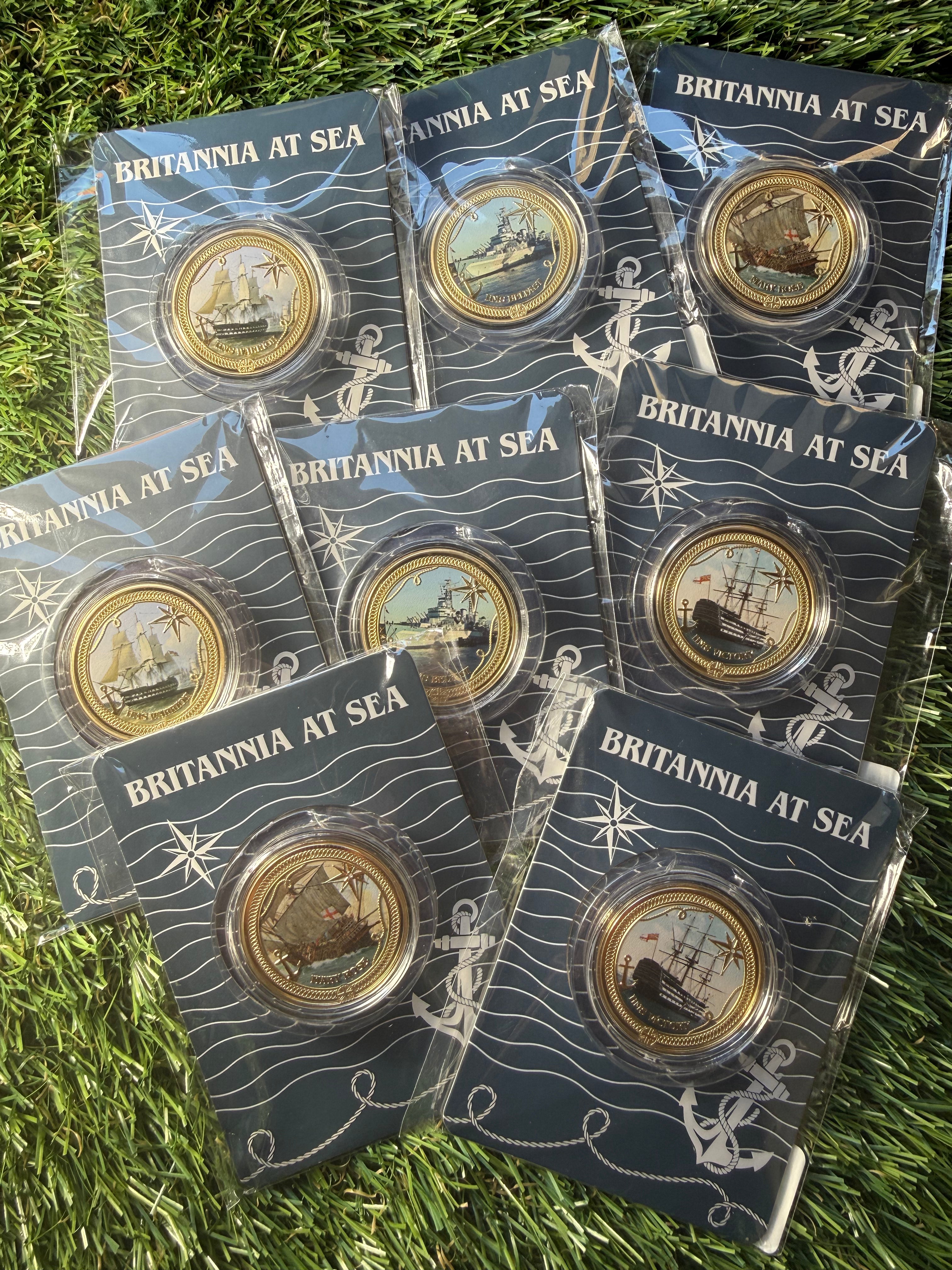 Britannia at Sea Gold Plated with Colour Coin Collection 2026