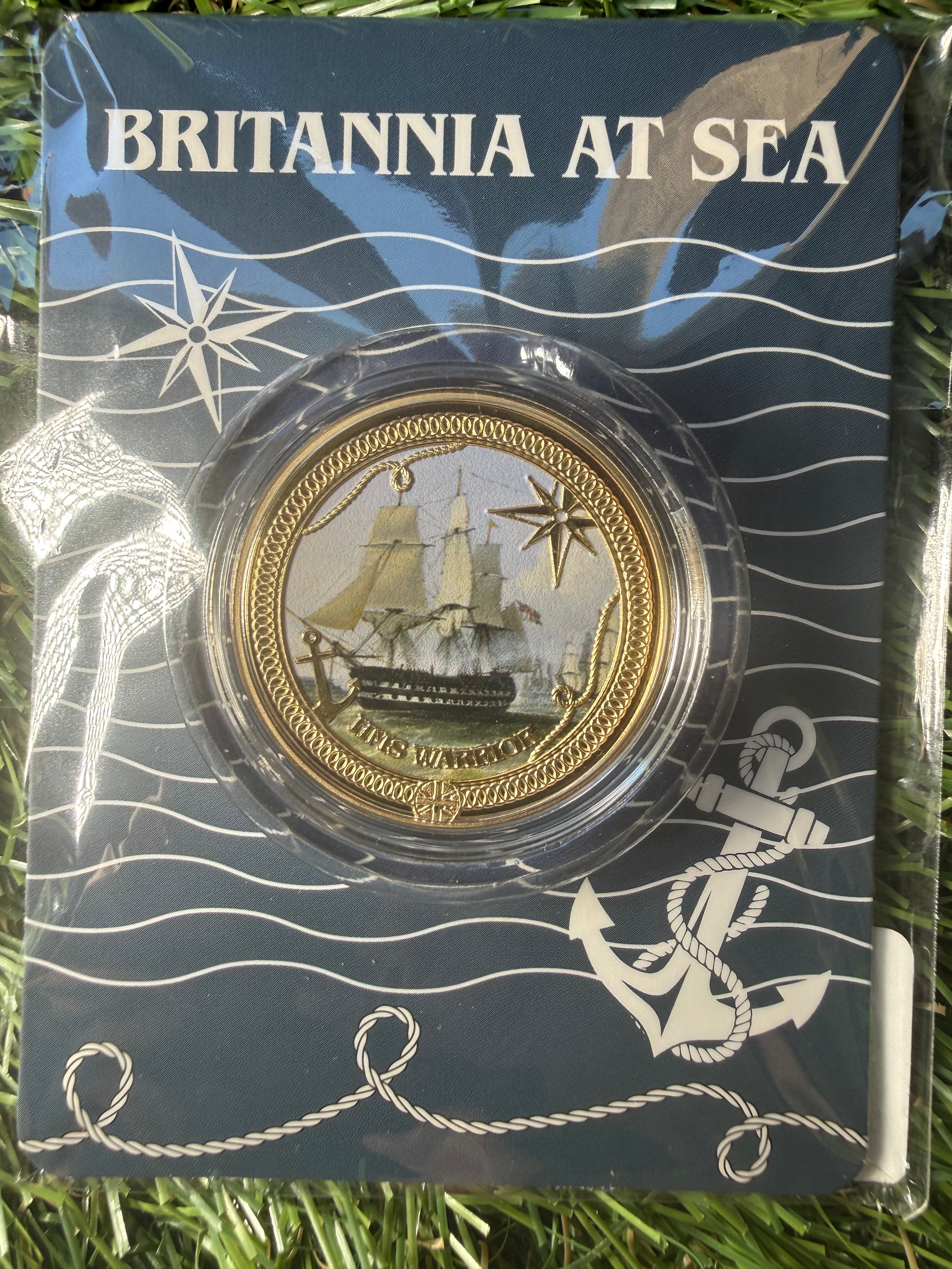 Britannia at Sea Gold Plated with Colour Coin Collection 2026