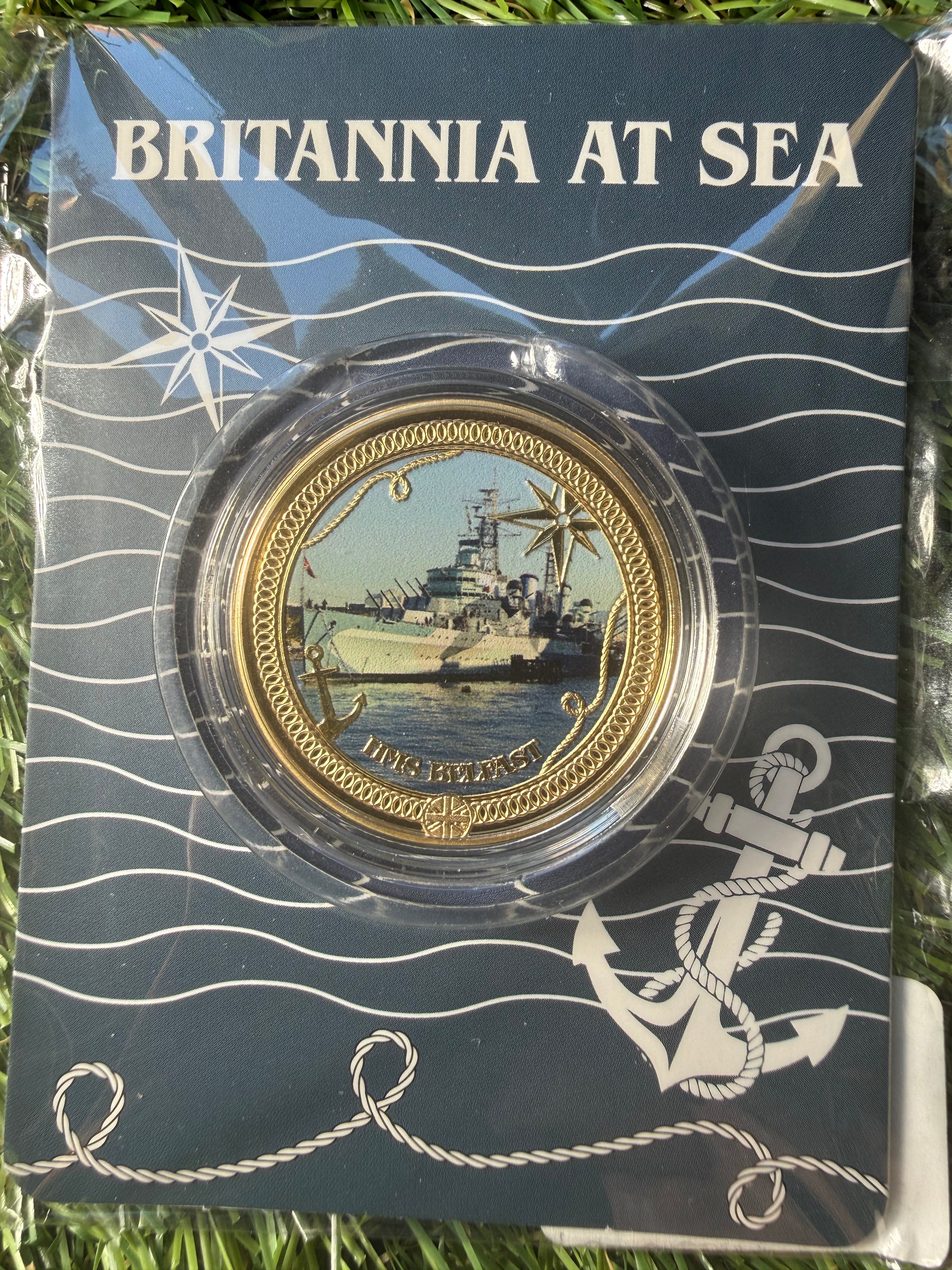 Britannia at Sea Gold Plated with Colour Coin Collection 2026