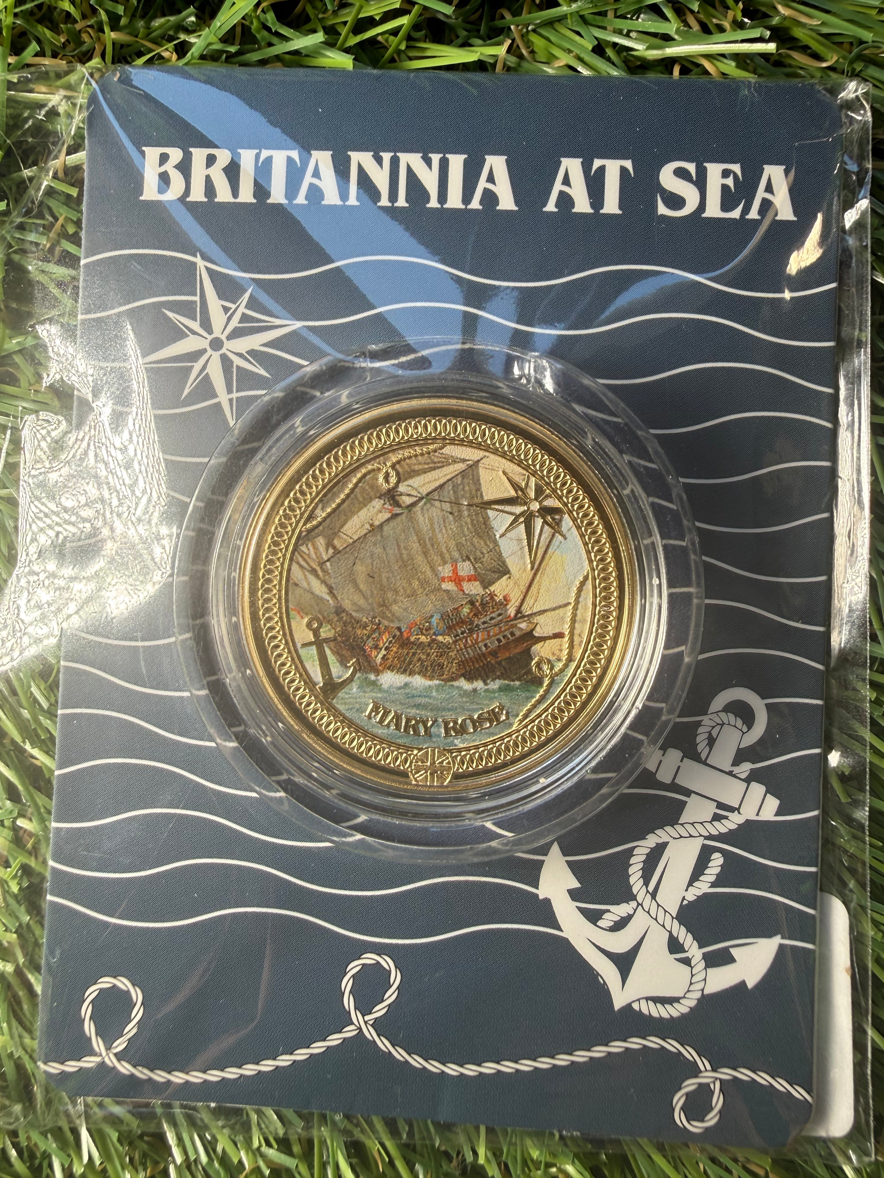 Britannia at Sea Gold Plated with Colour Coin Collection 2026