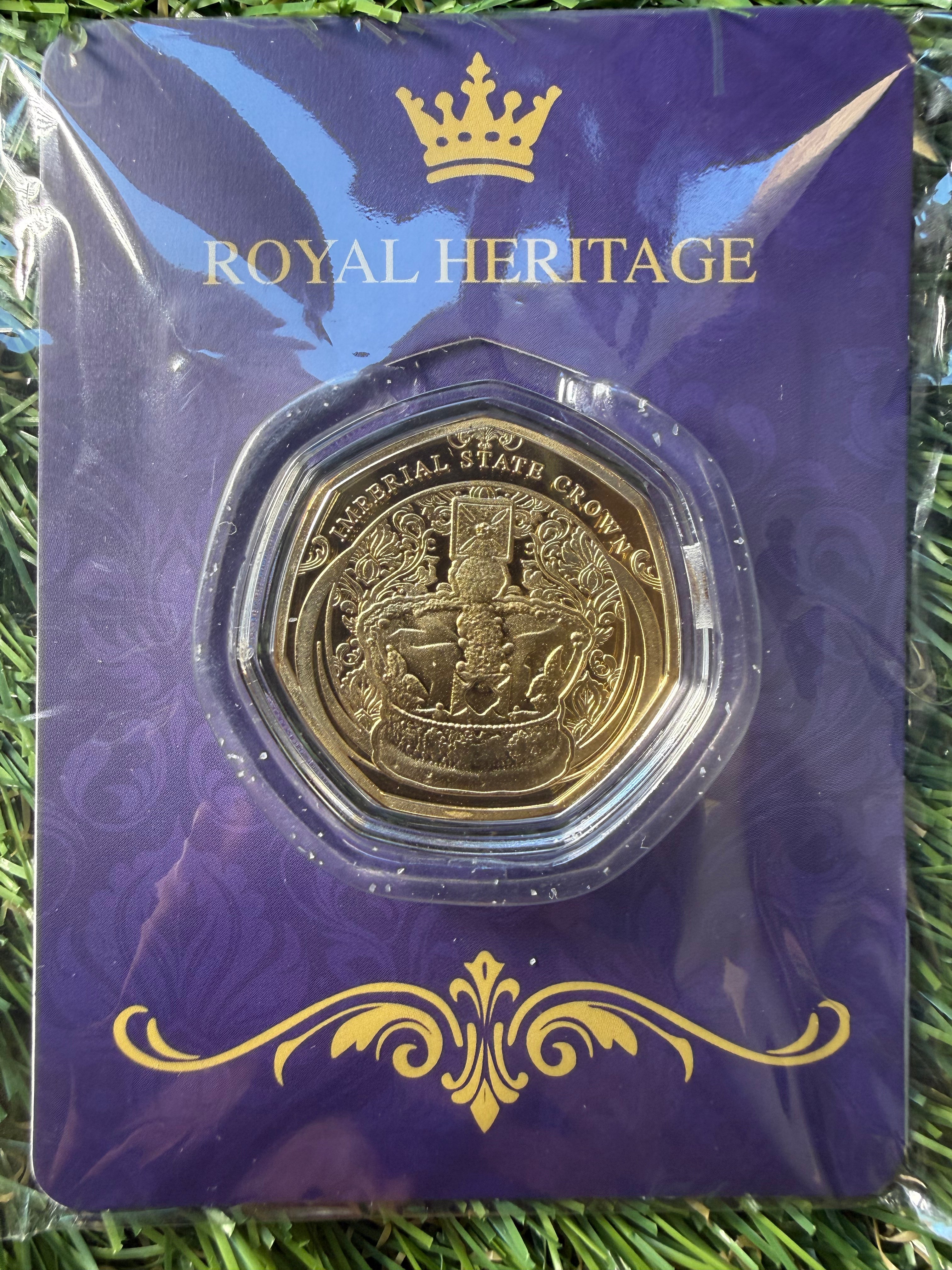 Royal Heritage 24ct Gold Plated Coin / Medal collection 2026