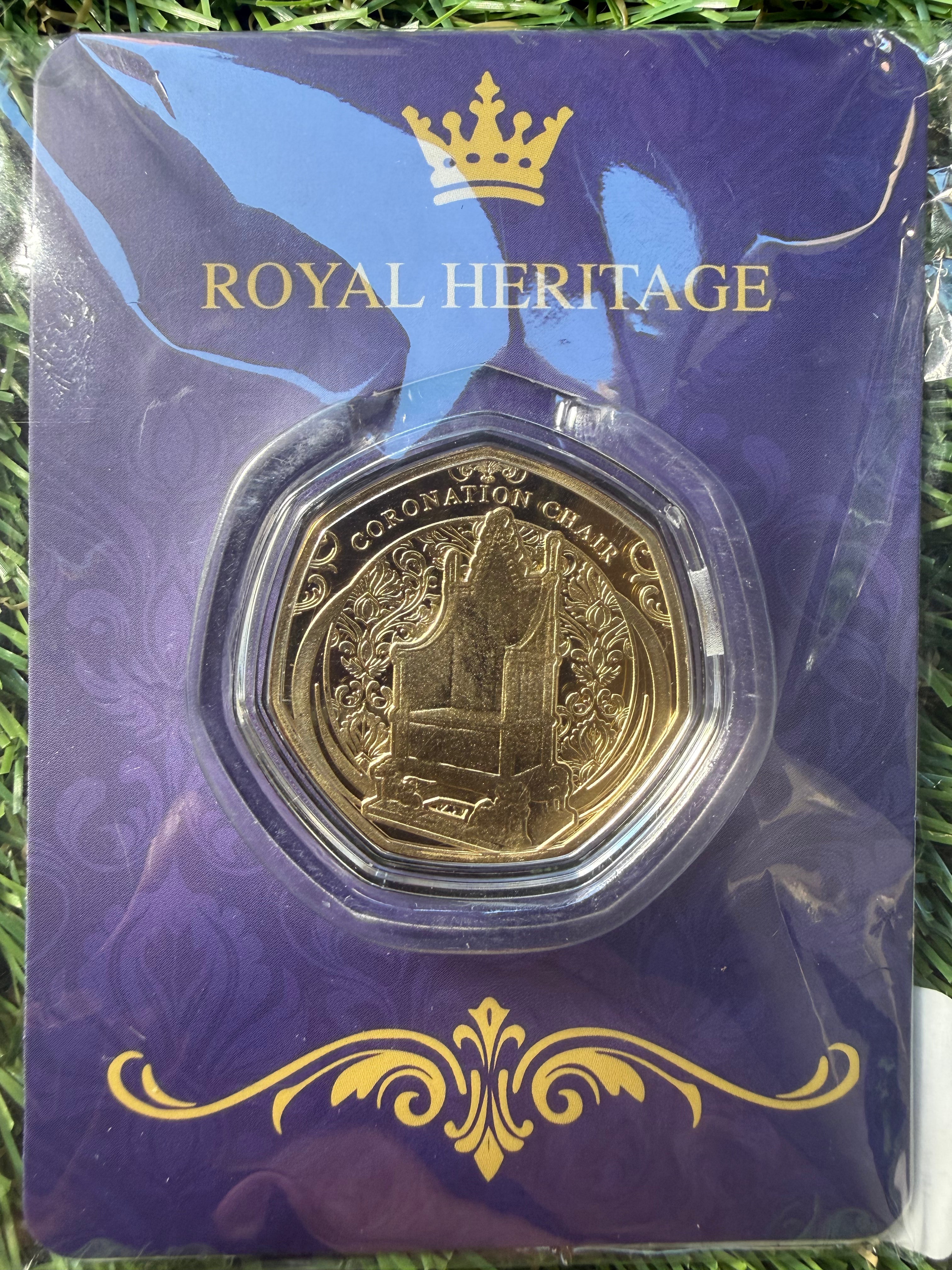 Royal Heritage 24ct Gold Plated Coin / Medal collection 2026
