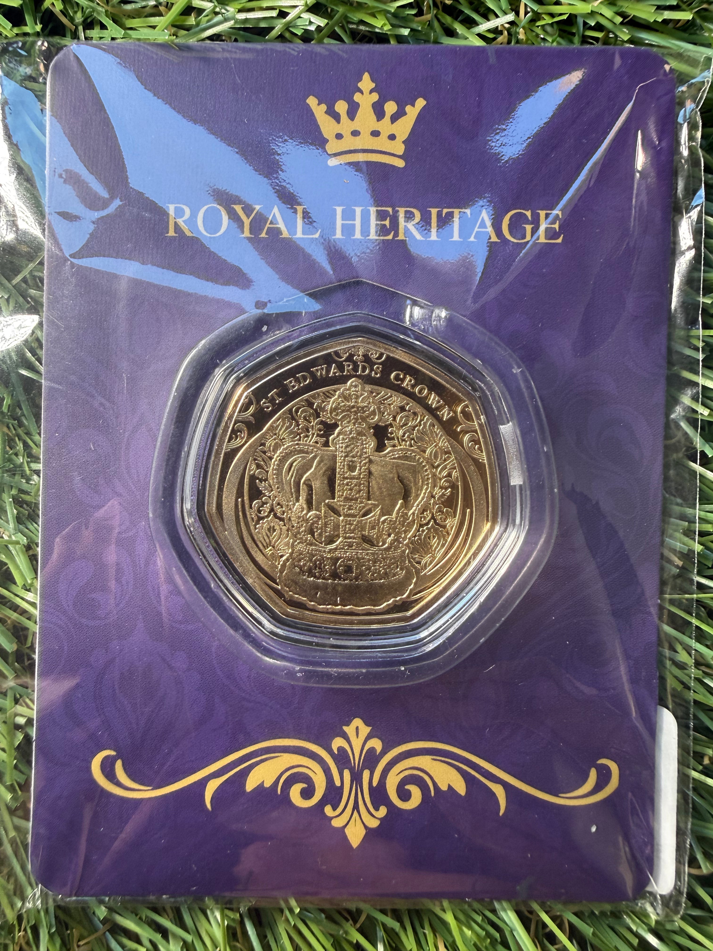 Royal Heritage 24ct Gold Plated Coin / Medal collection 2026
