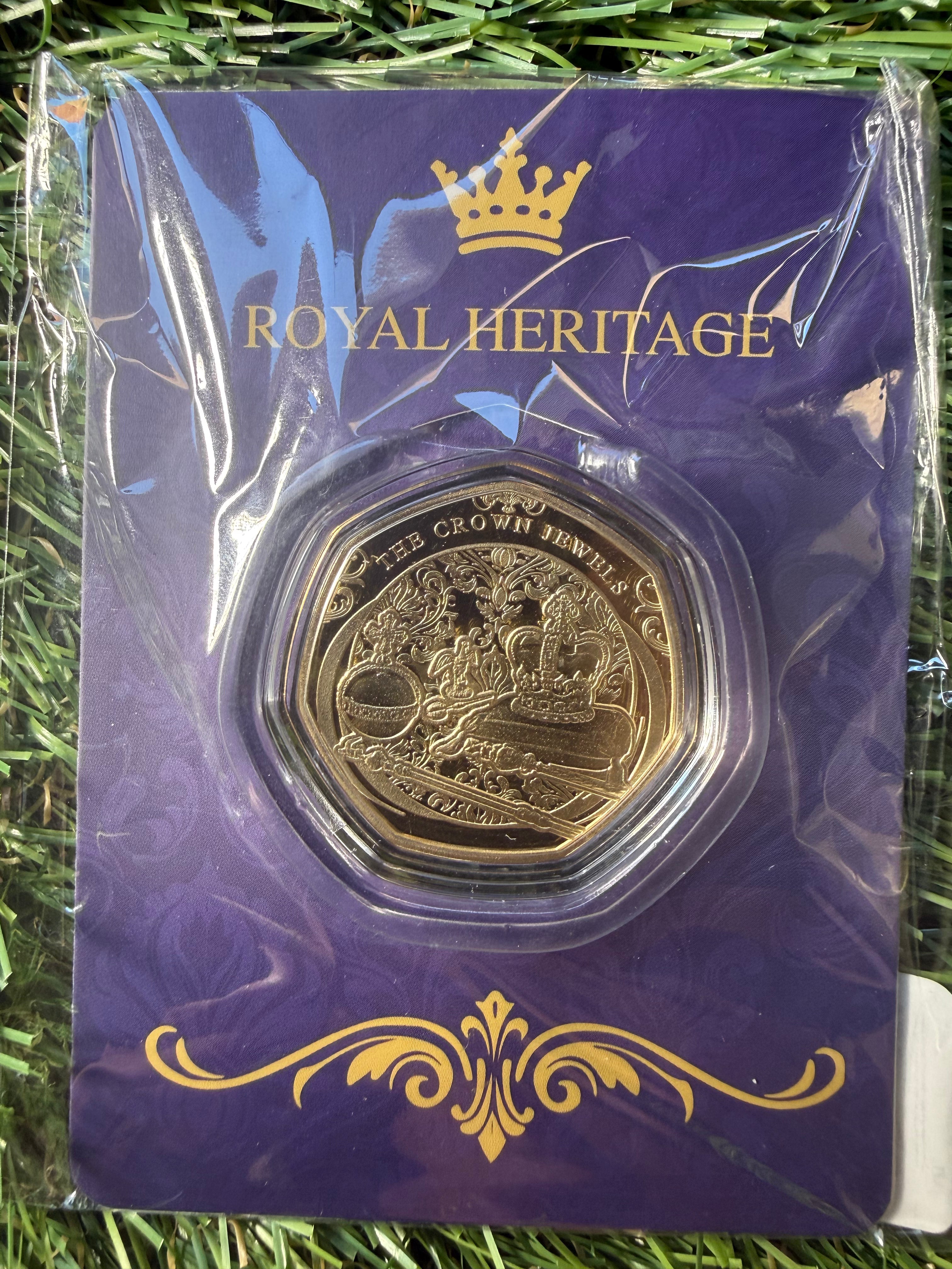 Royal Heritage 24ct Gold Plated Coin / Medal collection 2026