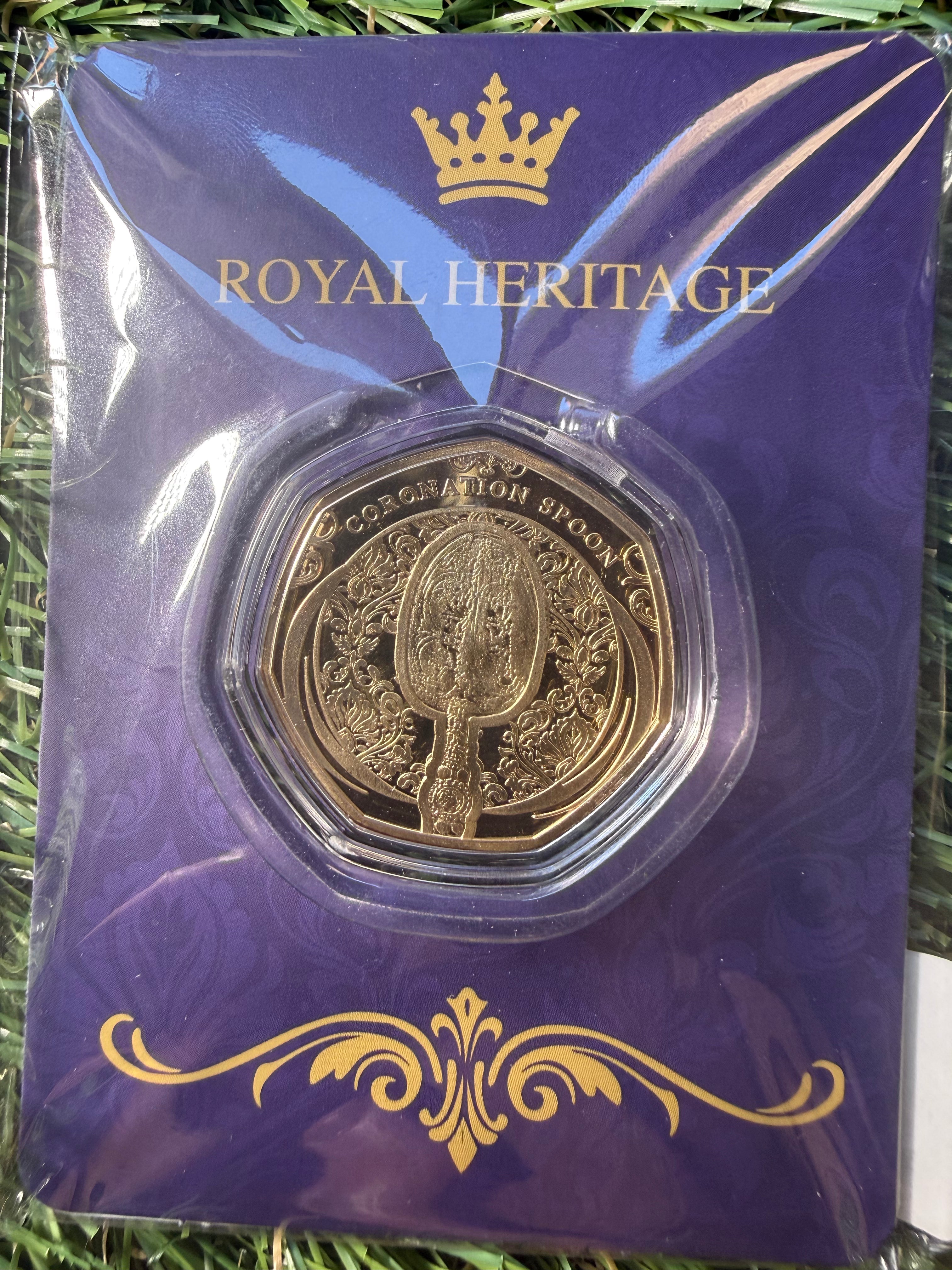 Royal Heritage 24ct Gold Plated Coin / Medal collection 2026