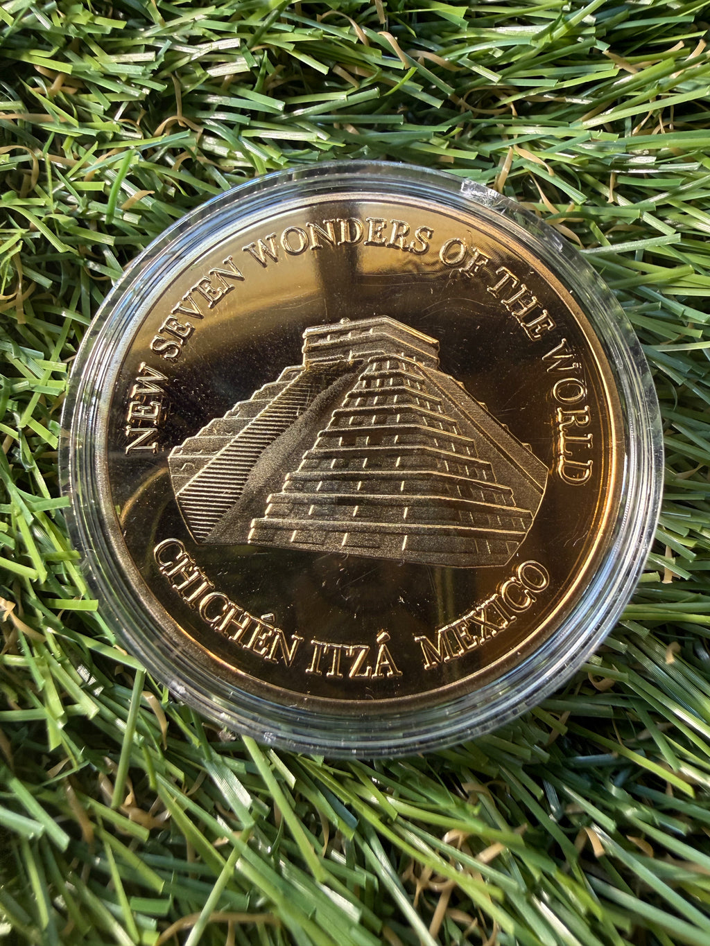 Seven Wonders of the World 2007 gold plated coin collection