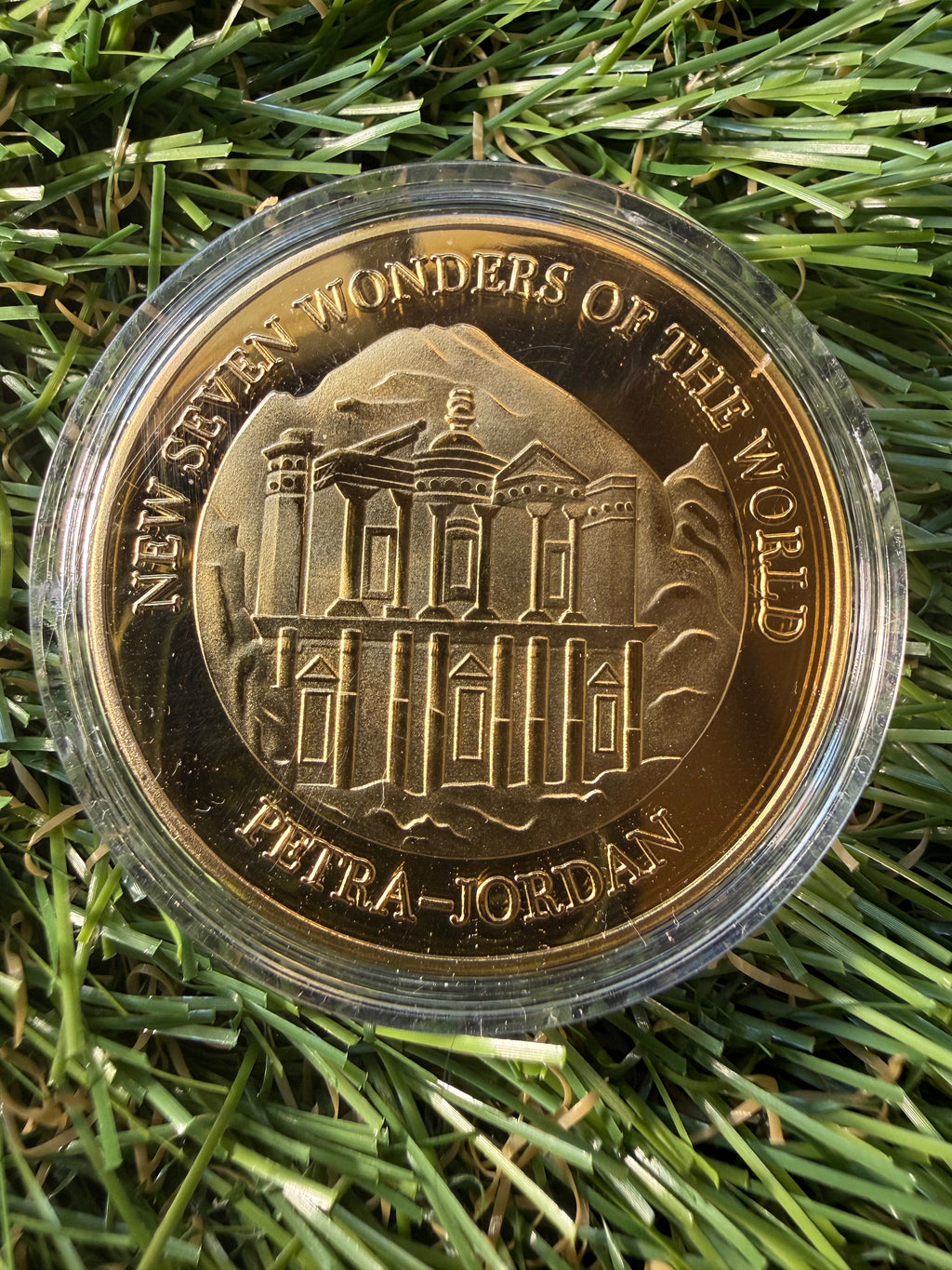 Seven Wonders of the World 2007 gold plated coin collection
