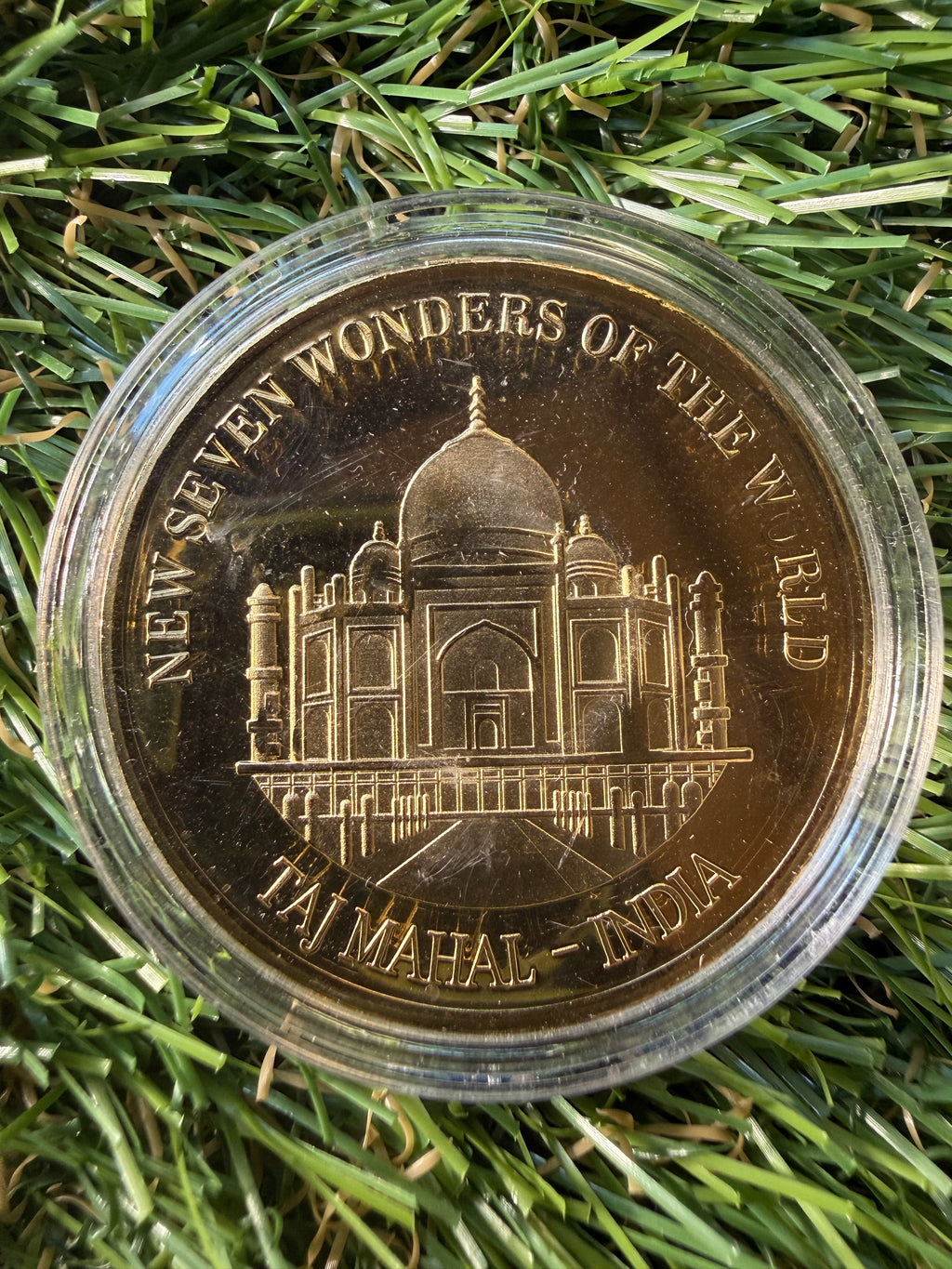 Seven Wonders of the World 2007 gold plated coin collection