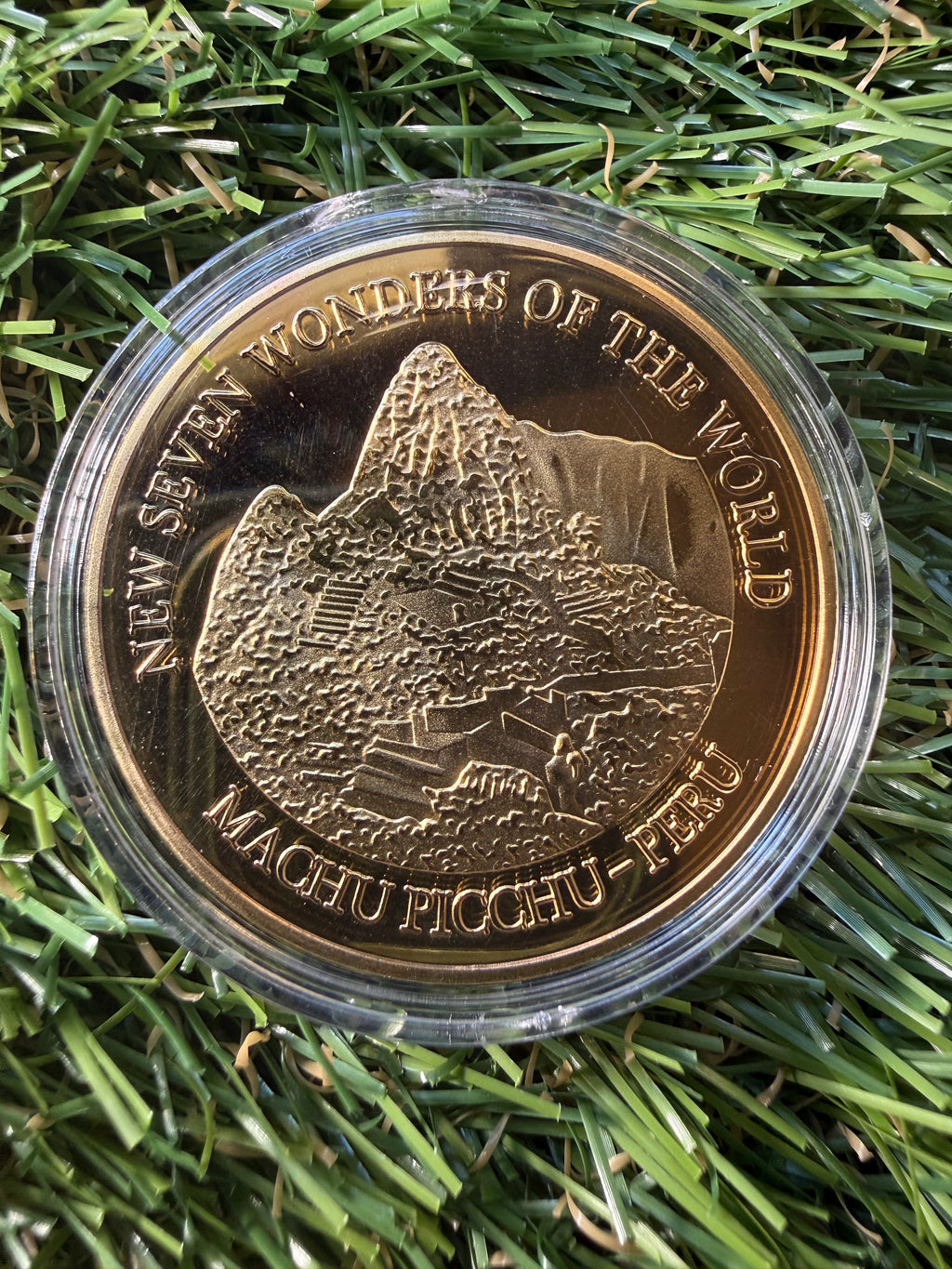 Seven Wonders of the World 2007 gold plated coin collection
