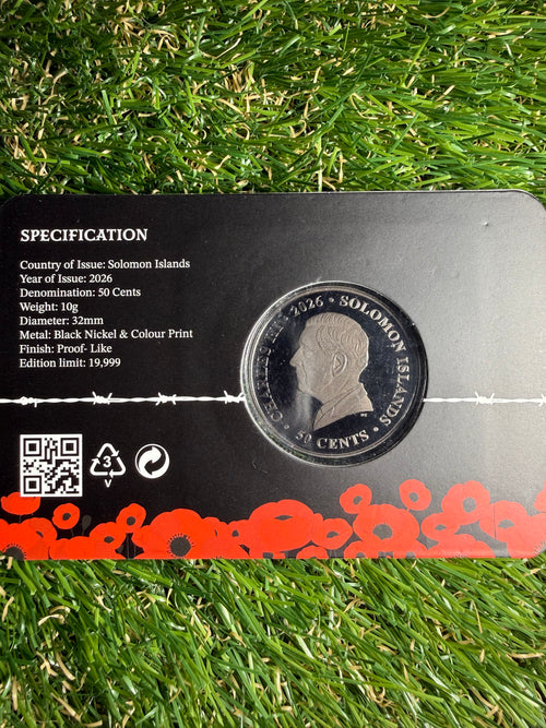 2026- Gallipoli Remembrance - 'They Shall Grow Not Old' Limited Edition BU Coin