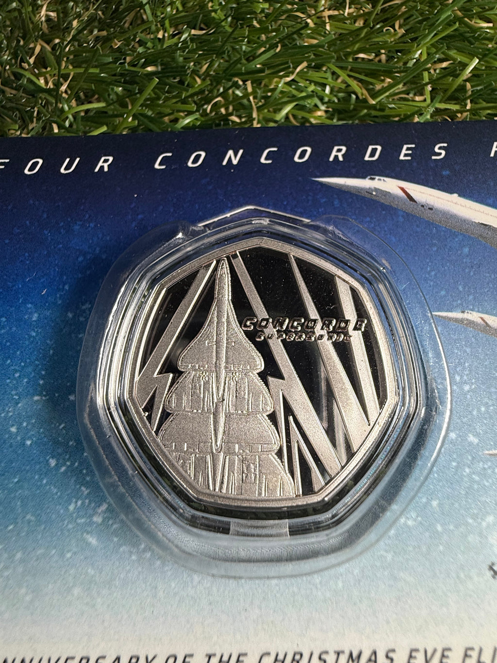 Concorde 40th Anniversary of the Christmas Eve Flight coin in presentation pack 2026
