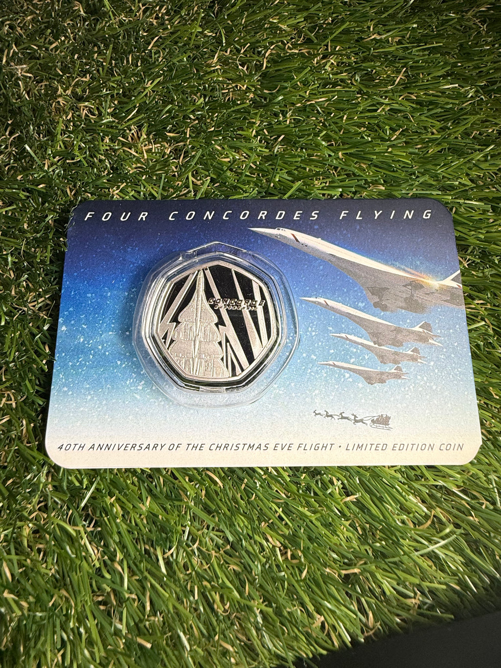 Concorde 40th Anniversary of the Christmas Eve Flight coin in presentation pack 2026