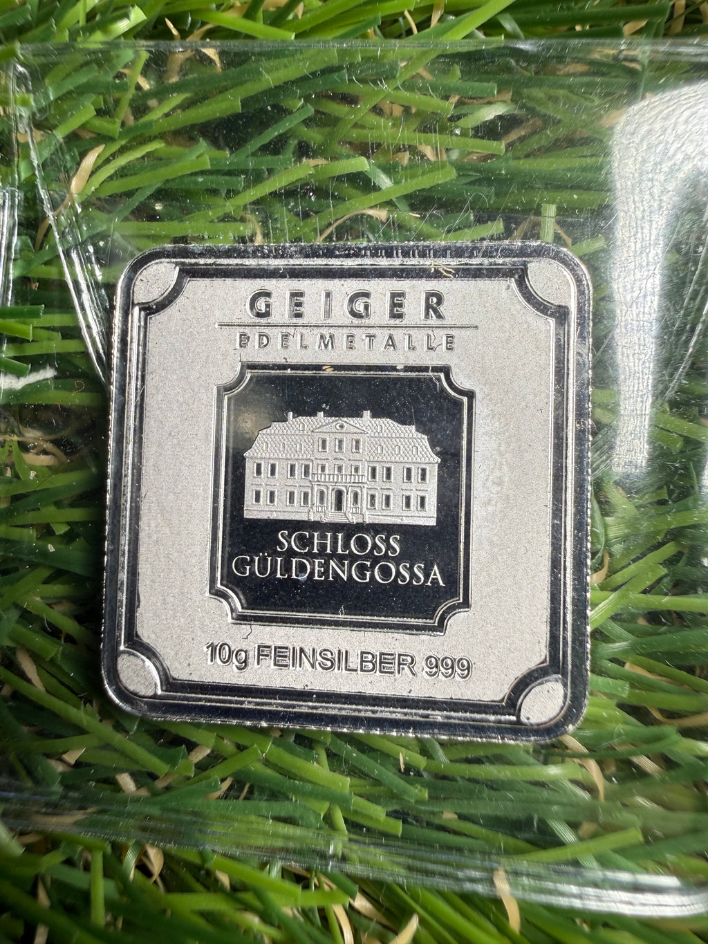 10 Gram Geiger Fine 999 Silver Bar - Loose in coin flip
