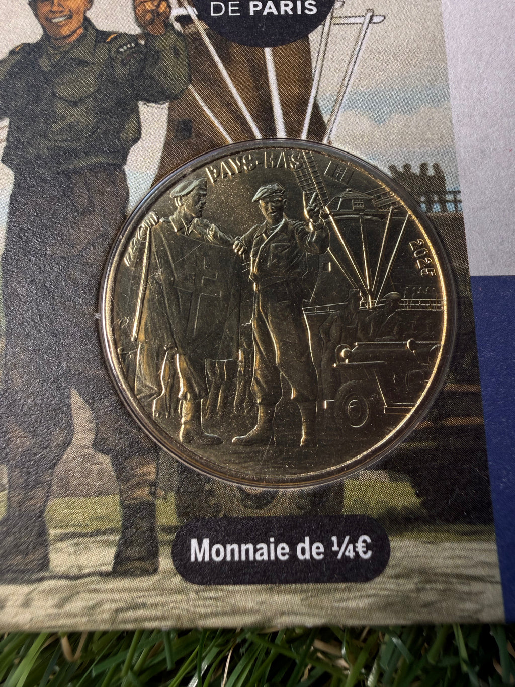 Monnaie De Paris 1/4 Euro D-Day VE Day 80th Anniversaries Coin Collection in Presentation Pack