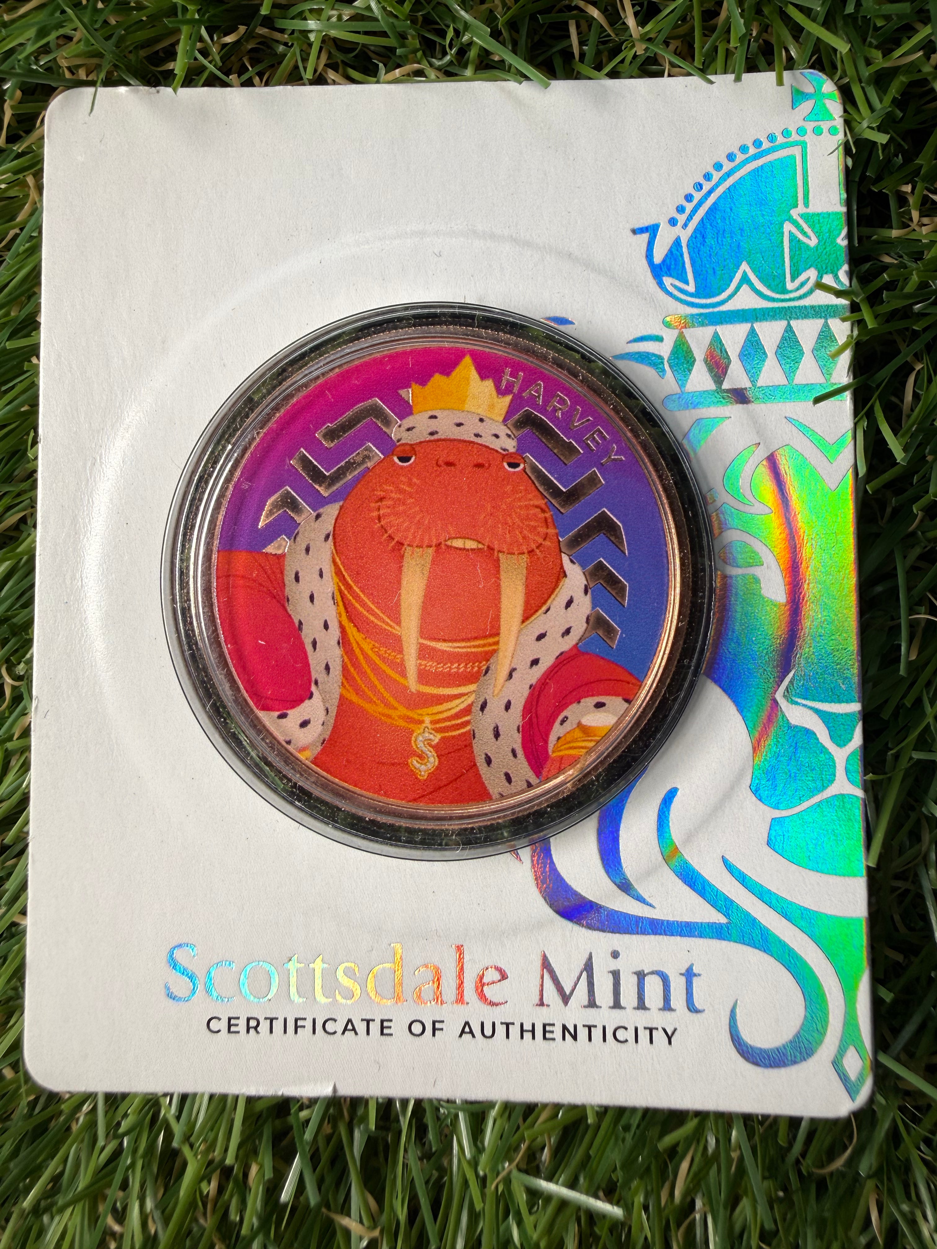 Scottsdale Mint ABC Zoo Crew 1 oz Copper Round in Certi-Lock Case