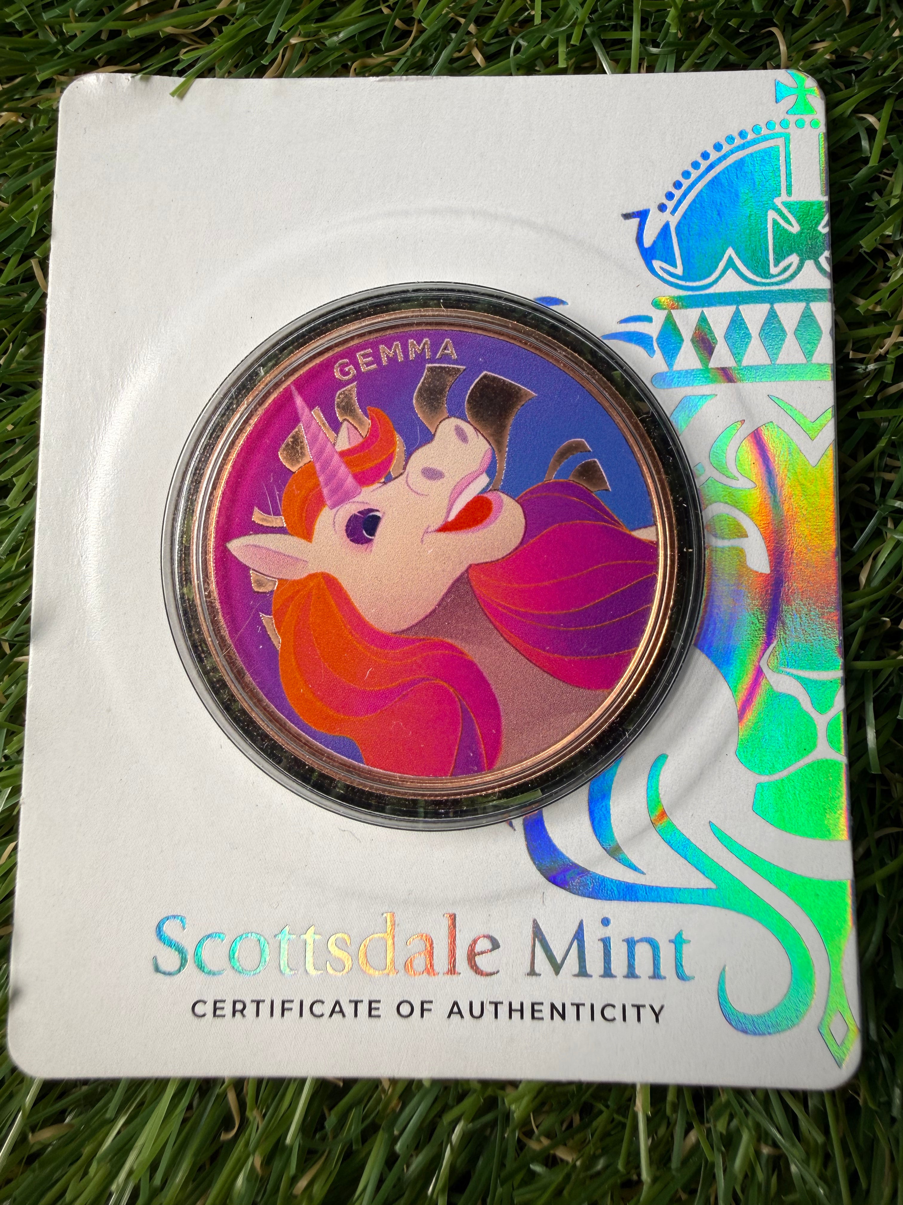 Scottsdale Mint ABC Zoo Crew 1 oz Copper Round in Certi-Lock Case