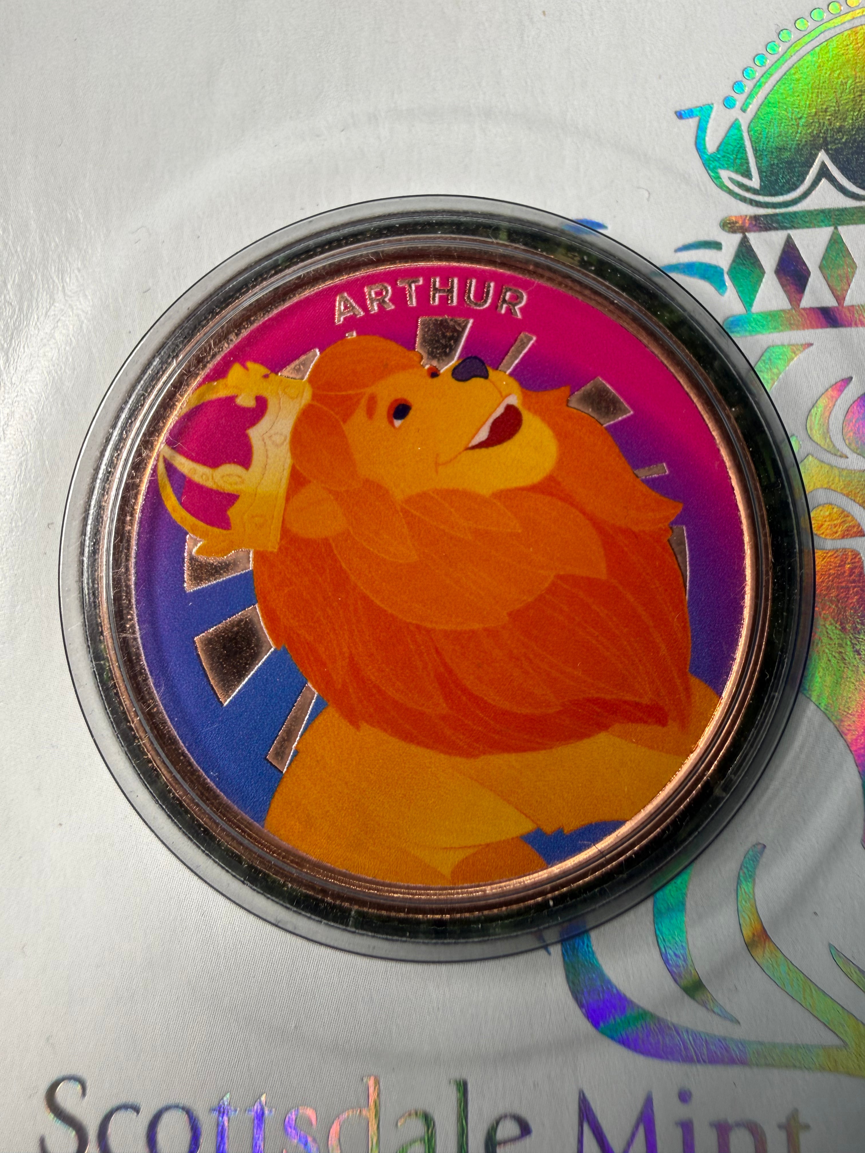 Scottsdale Mint ABC Zoo Crew 1 oz Copper Round in Certi-Lock Case