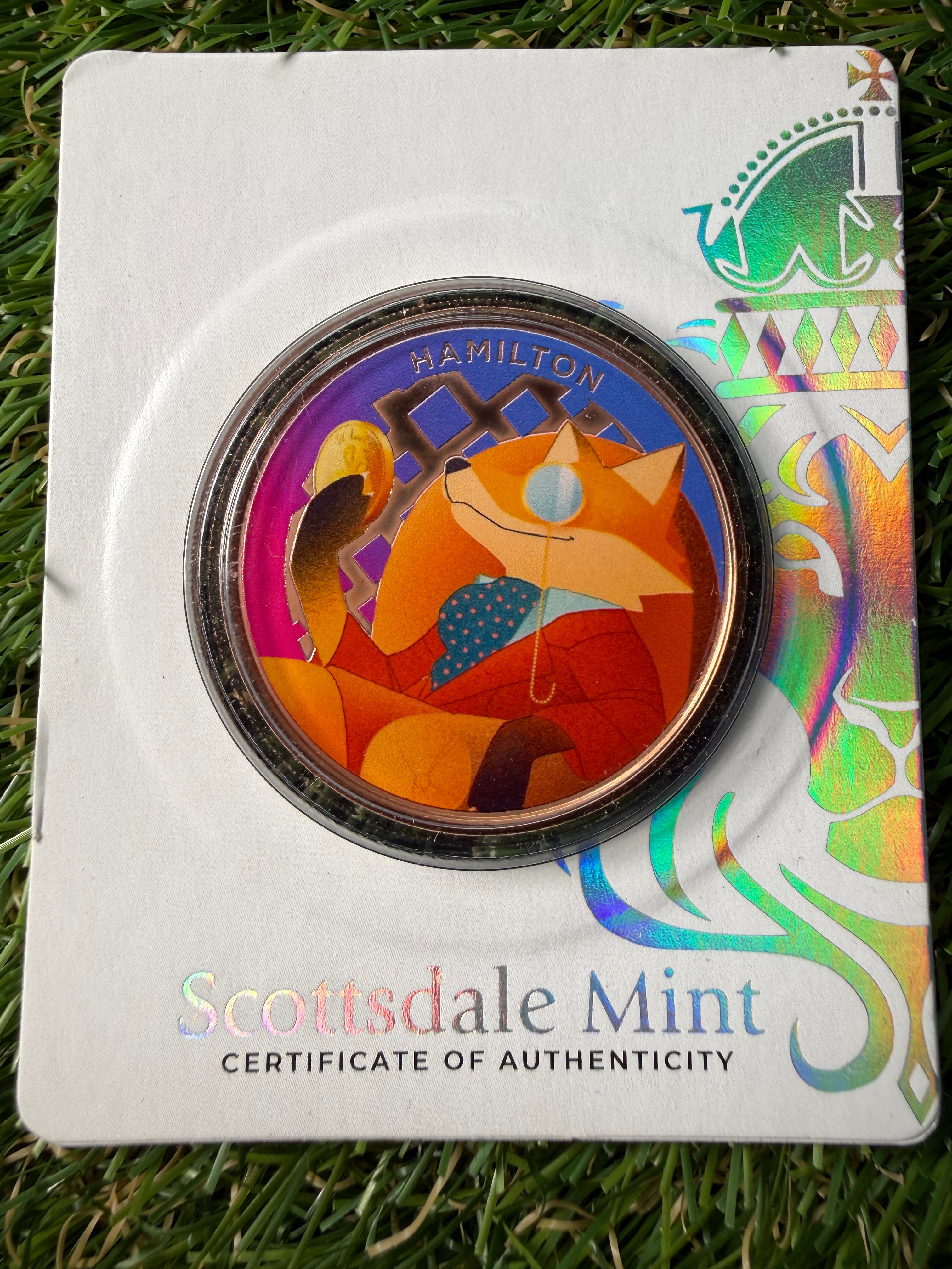 Scottsdale Mint ABC Zoo Crew 1 oz Copper Round in Certi-Lock Case
