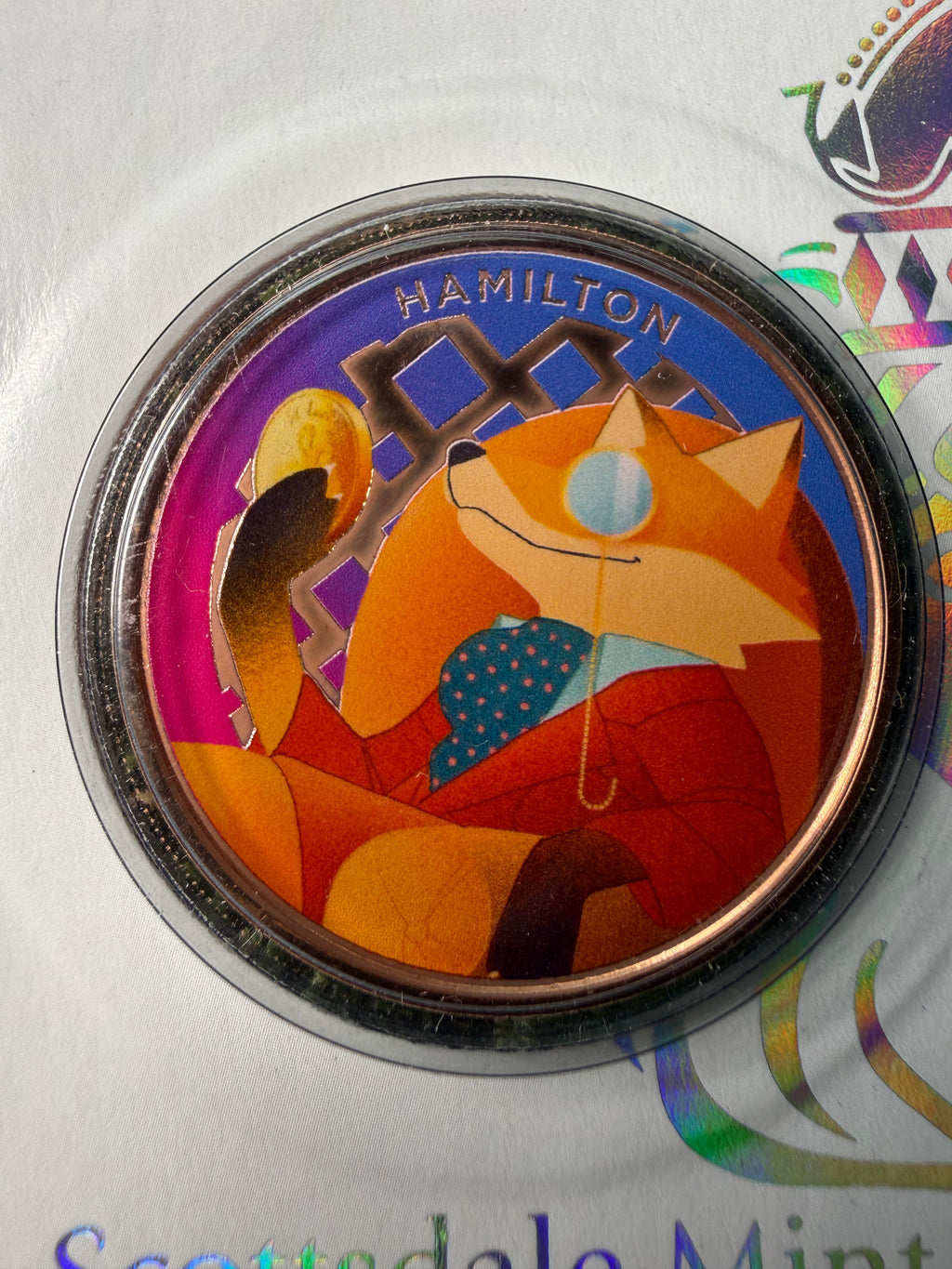 Scottsdale Mint ABC Zoo Crew 1 oz Copper Round in Certi-Lock Case