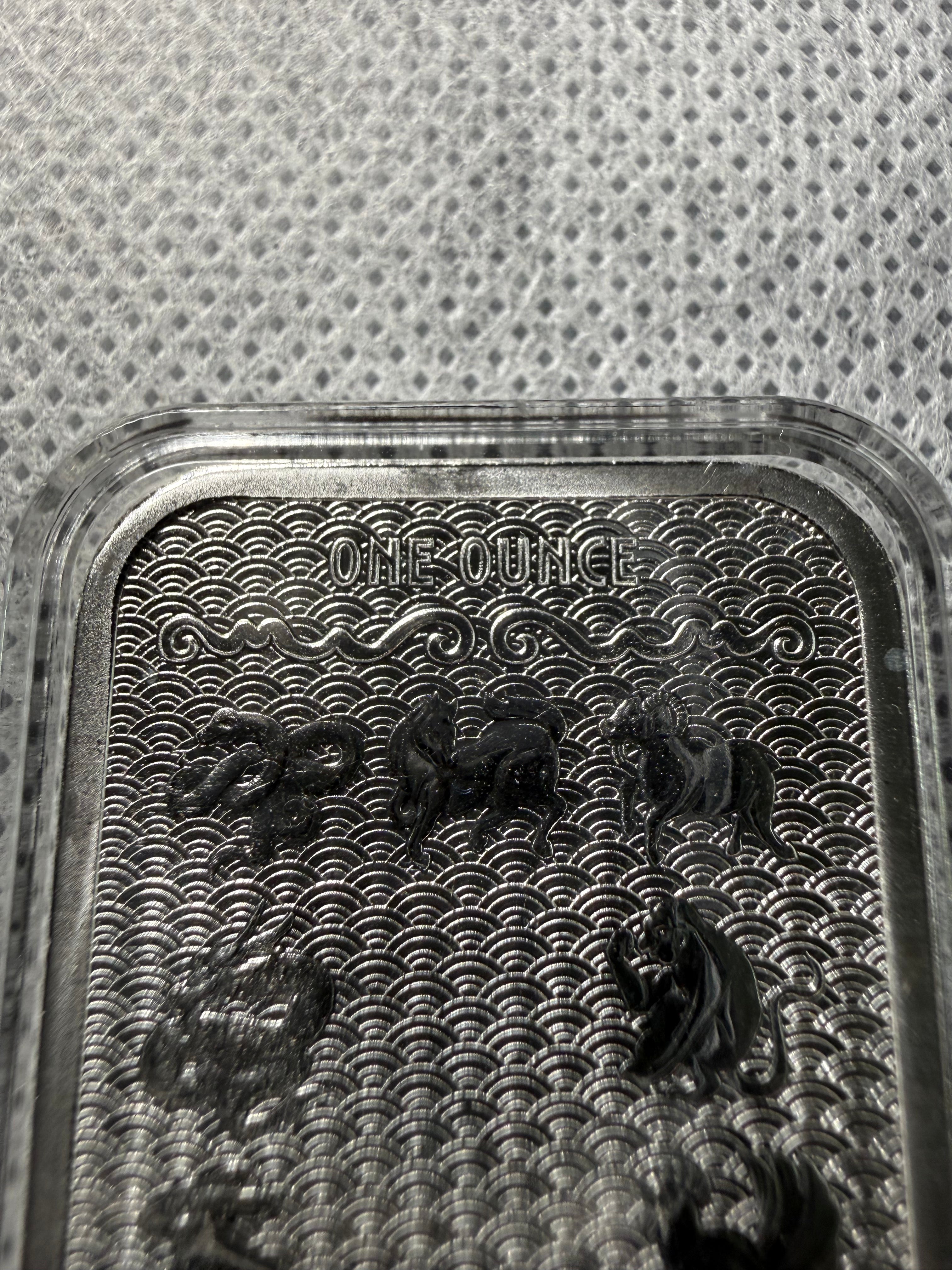 APMEX Year of the YOT Various year 1 oz Fine 999 Silver Bar
