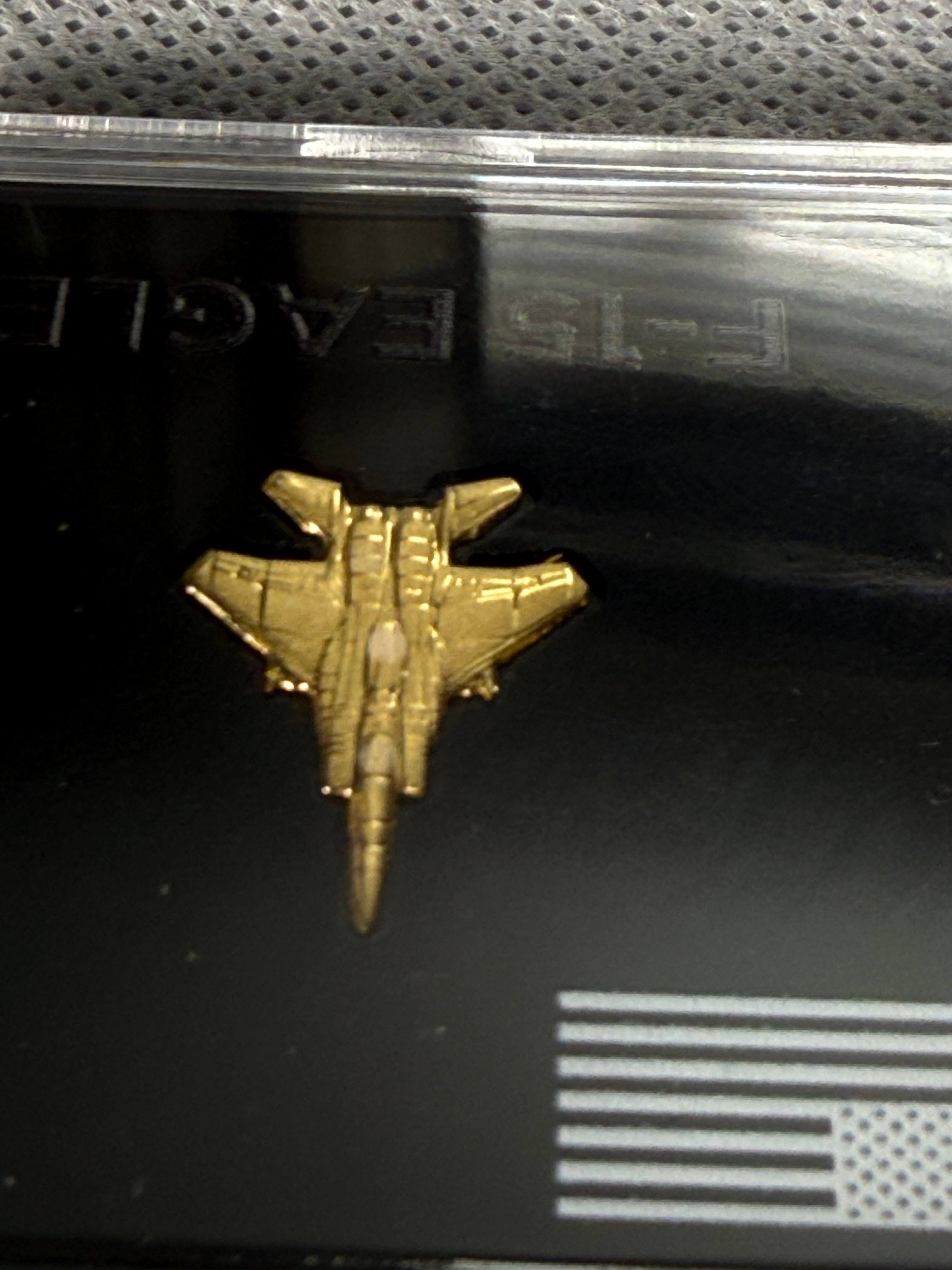 F15 Eagle 1/20 gram fine 999 Gold shaped Bar in case Limited Edition 20000