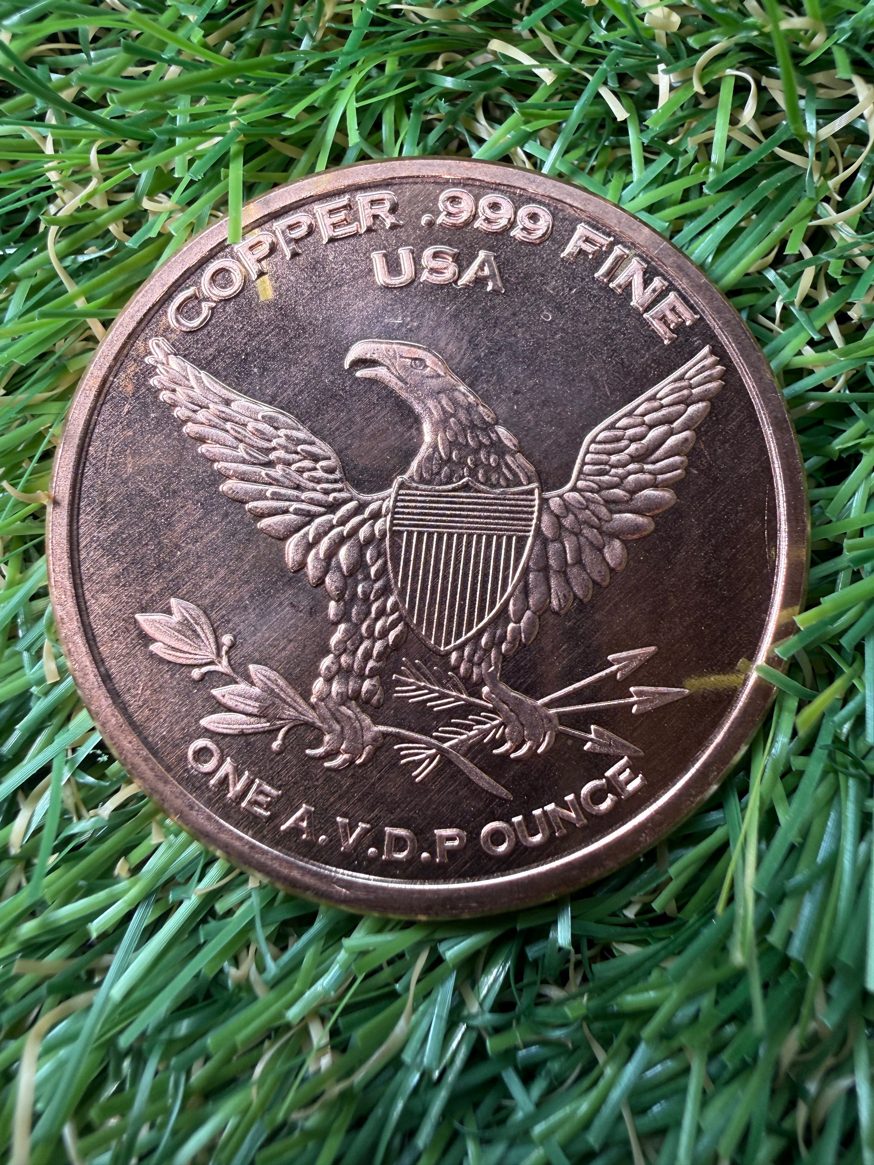 1 oz Copper rounds various designs and mints available