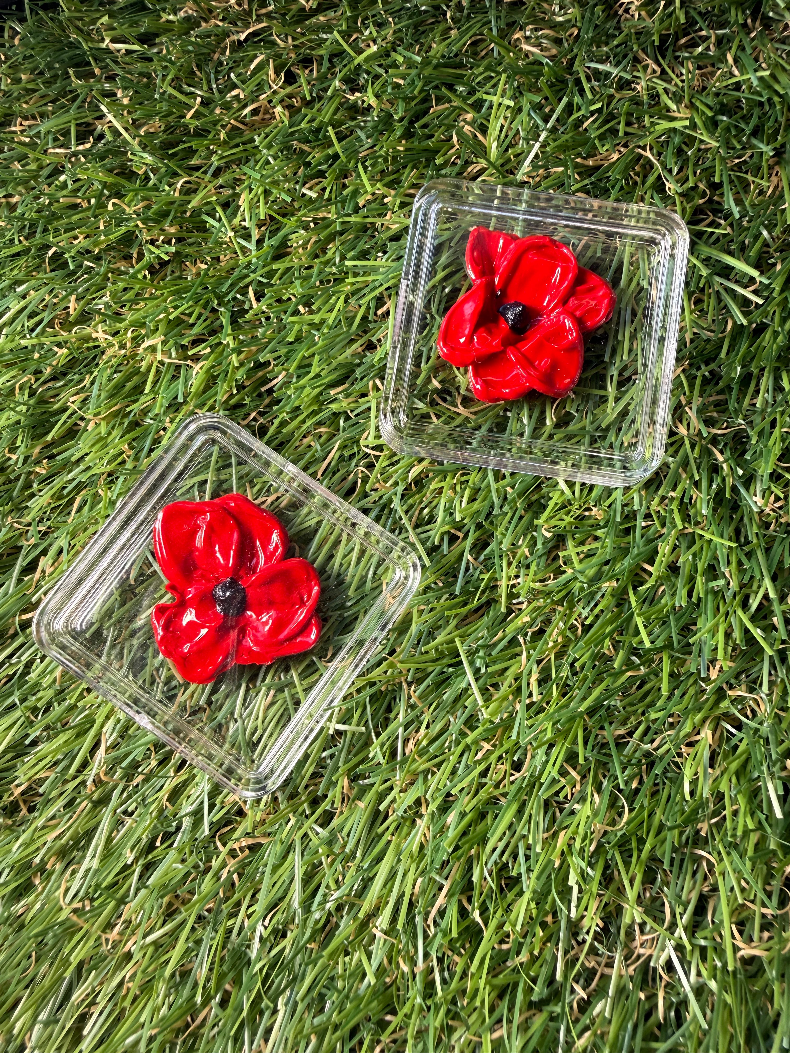 Resin Poppy in Capsule 25mm - Last 2 Available