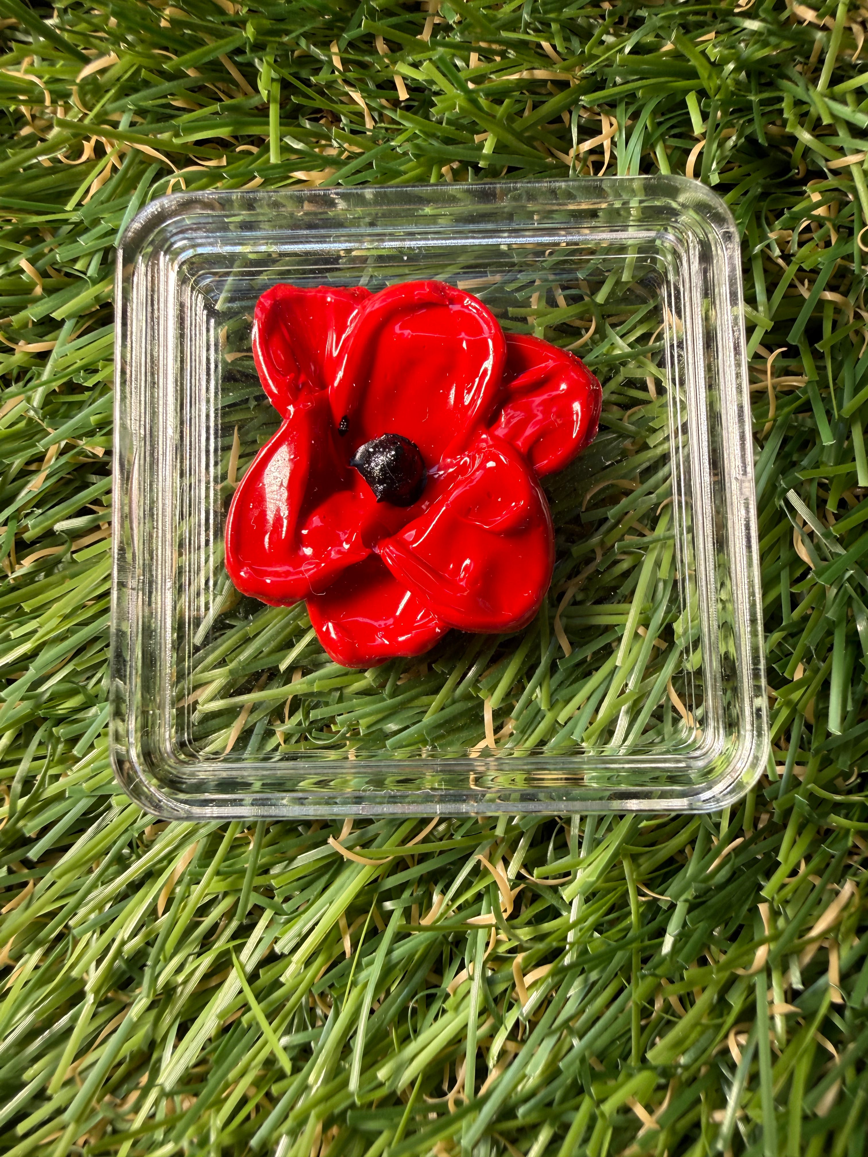 Resin Poppy in Capsule 25mm - Last 2 Available