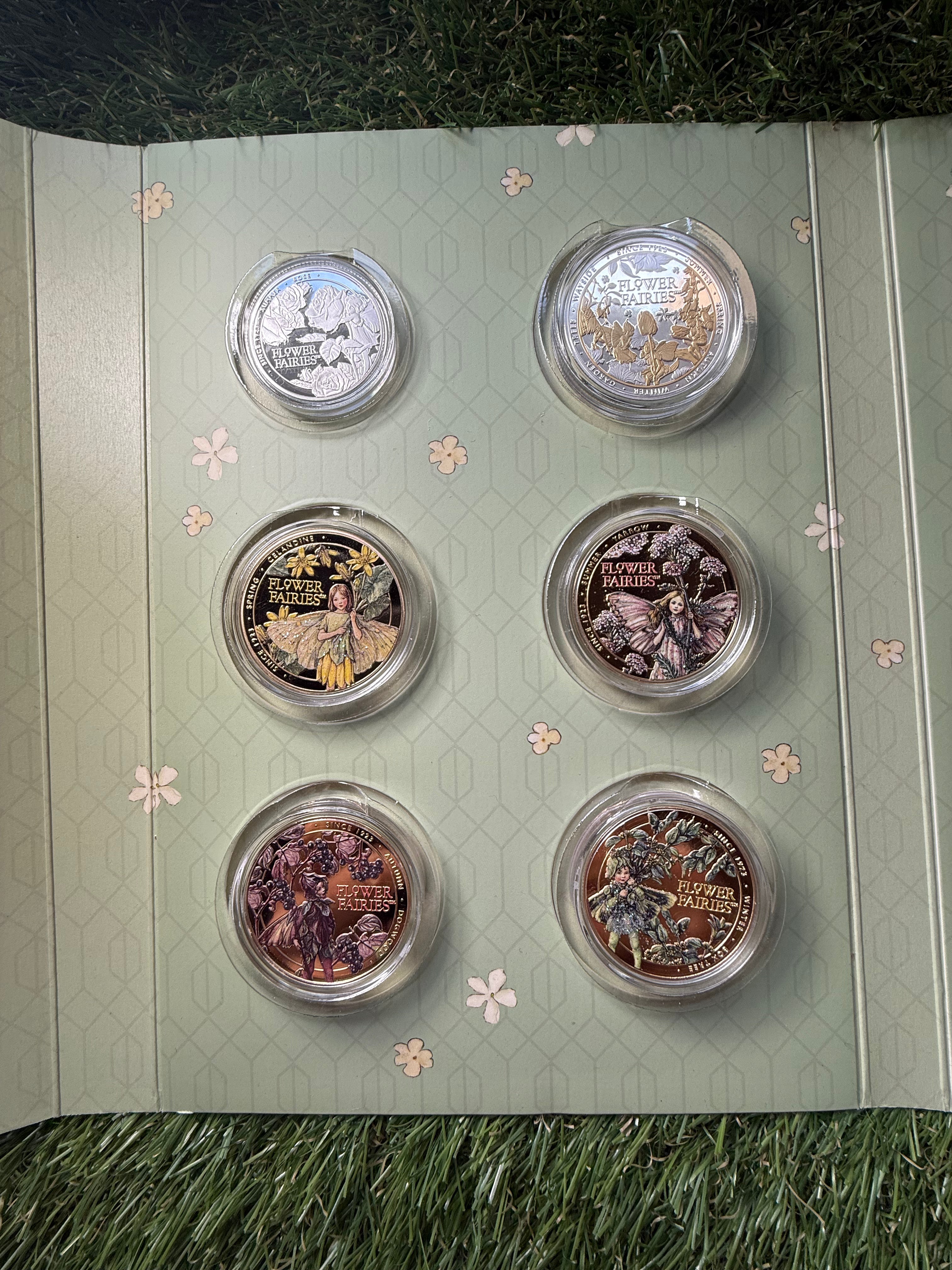 2025🌹Flower Fairies🧚Blossoms and Branches COMPLETE Coin Collection Limited Edition