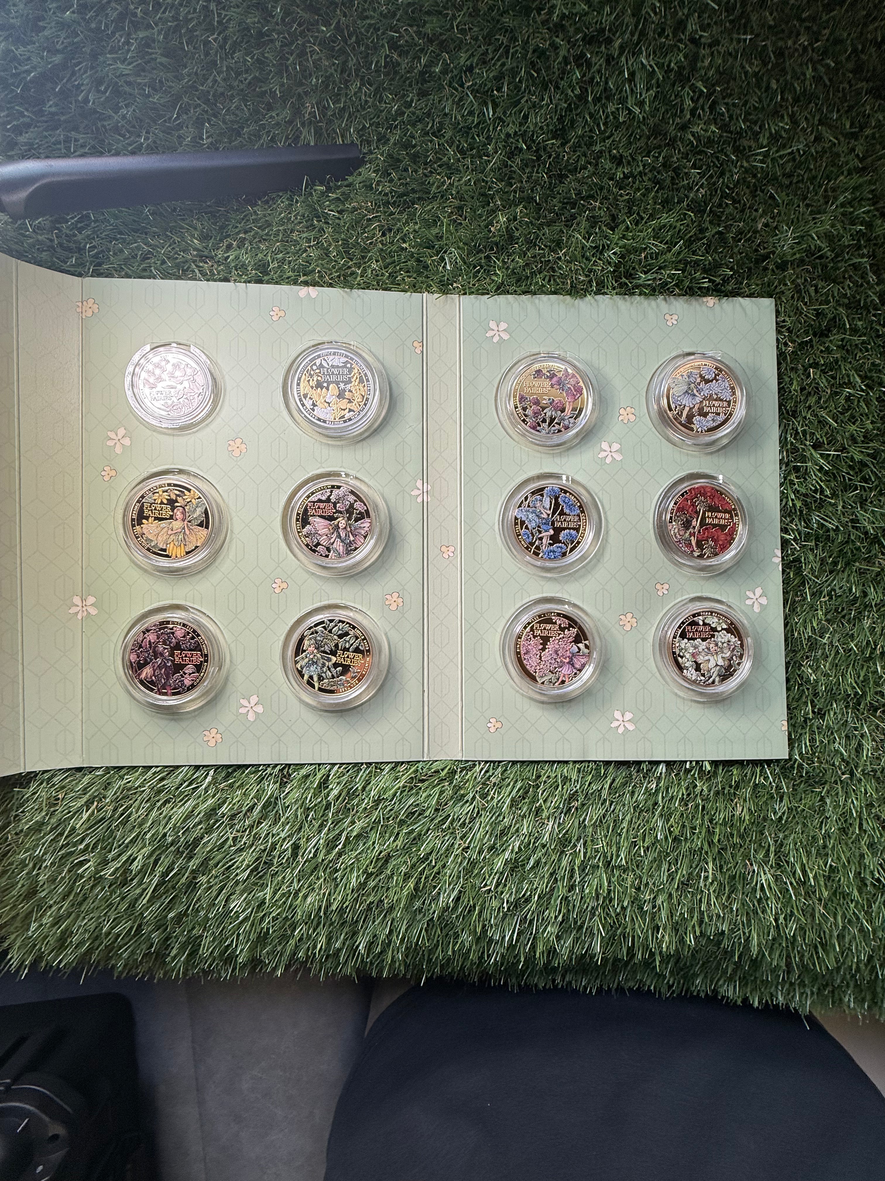 2025🌹Flower Fairies🧚Blossoms and Branches COMPLETE Coin Collection Limited Edition