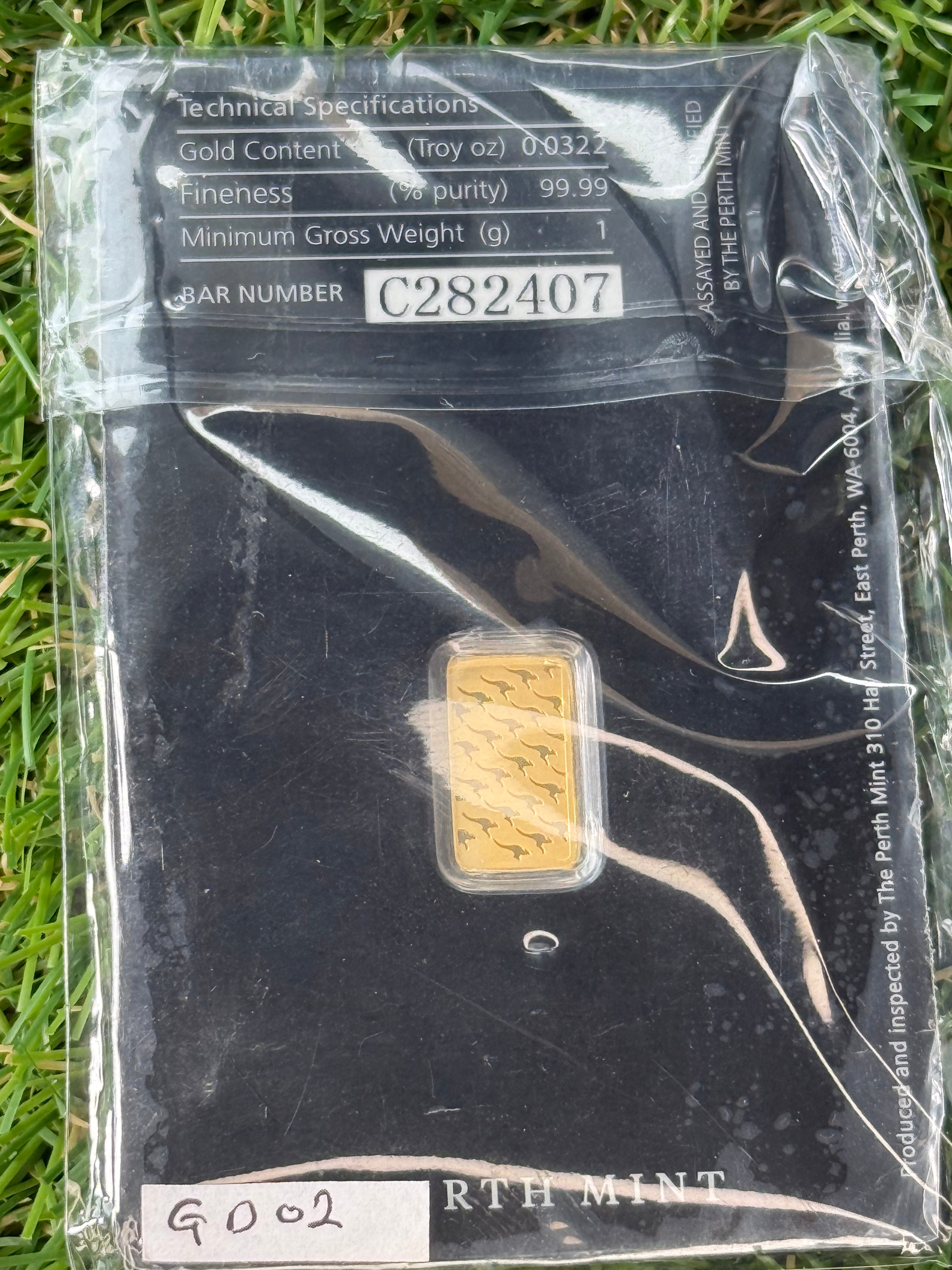 Various 1 Gram Fine 999.9 Gold in Assay - selection below