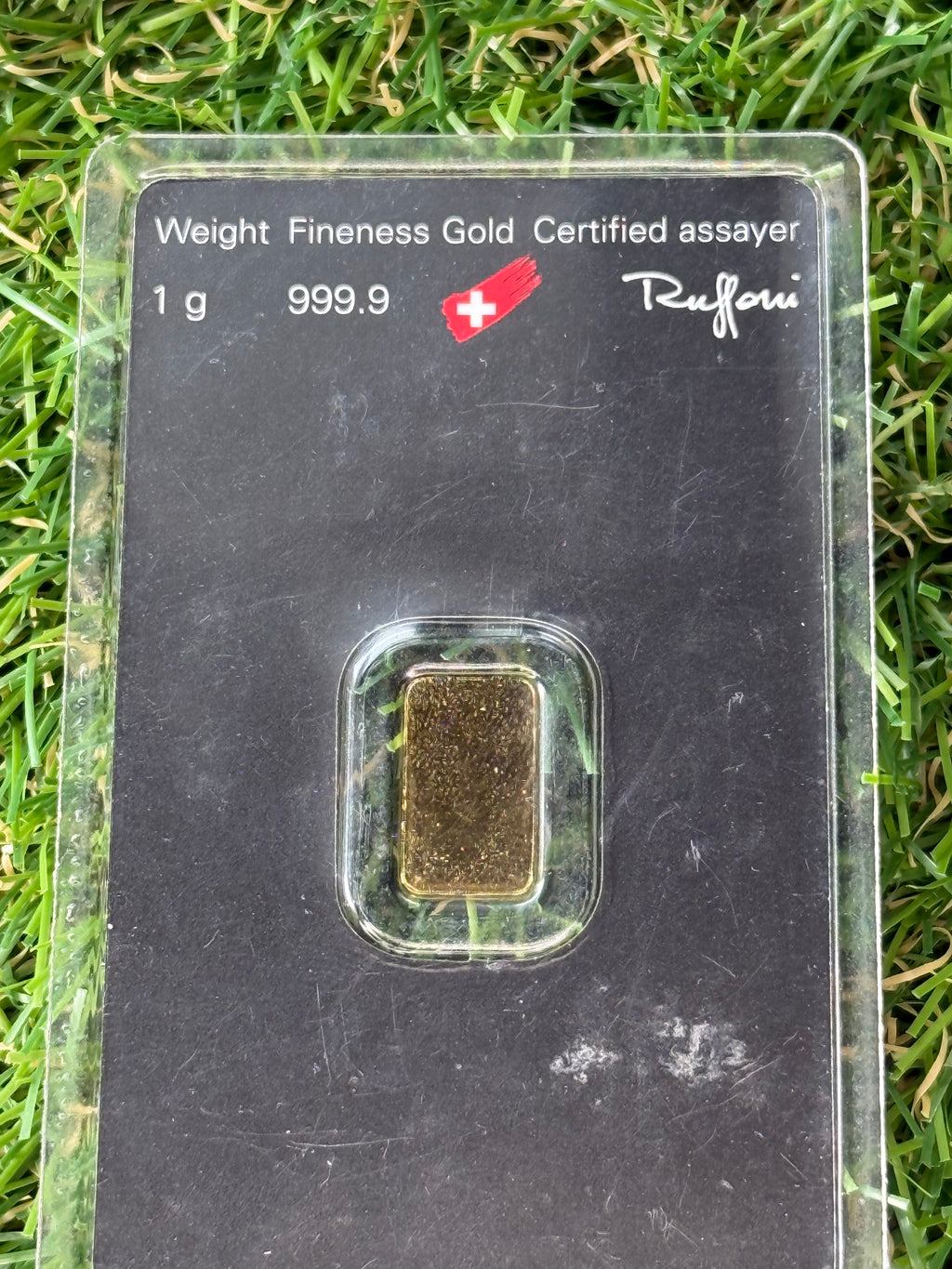 Various 1 Gram Fine 999.9 Gold in Assay - selection below