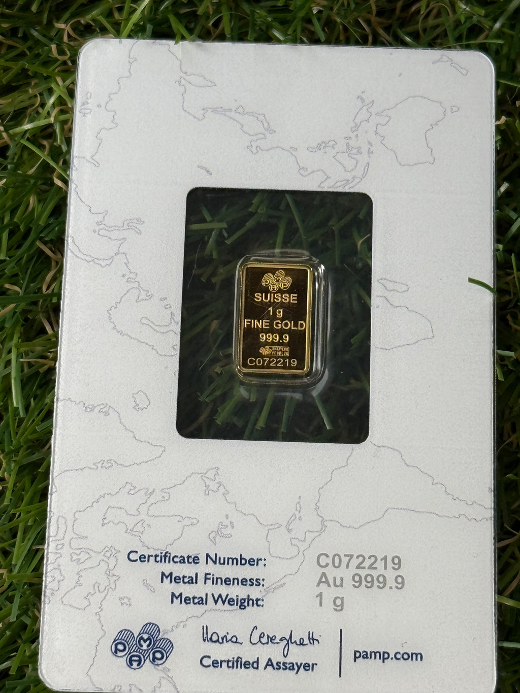 Various 1 Gram Fine 999.9 Gold in Assay - selection below