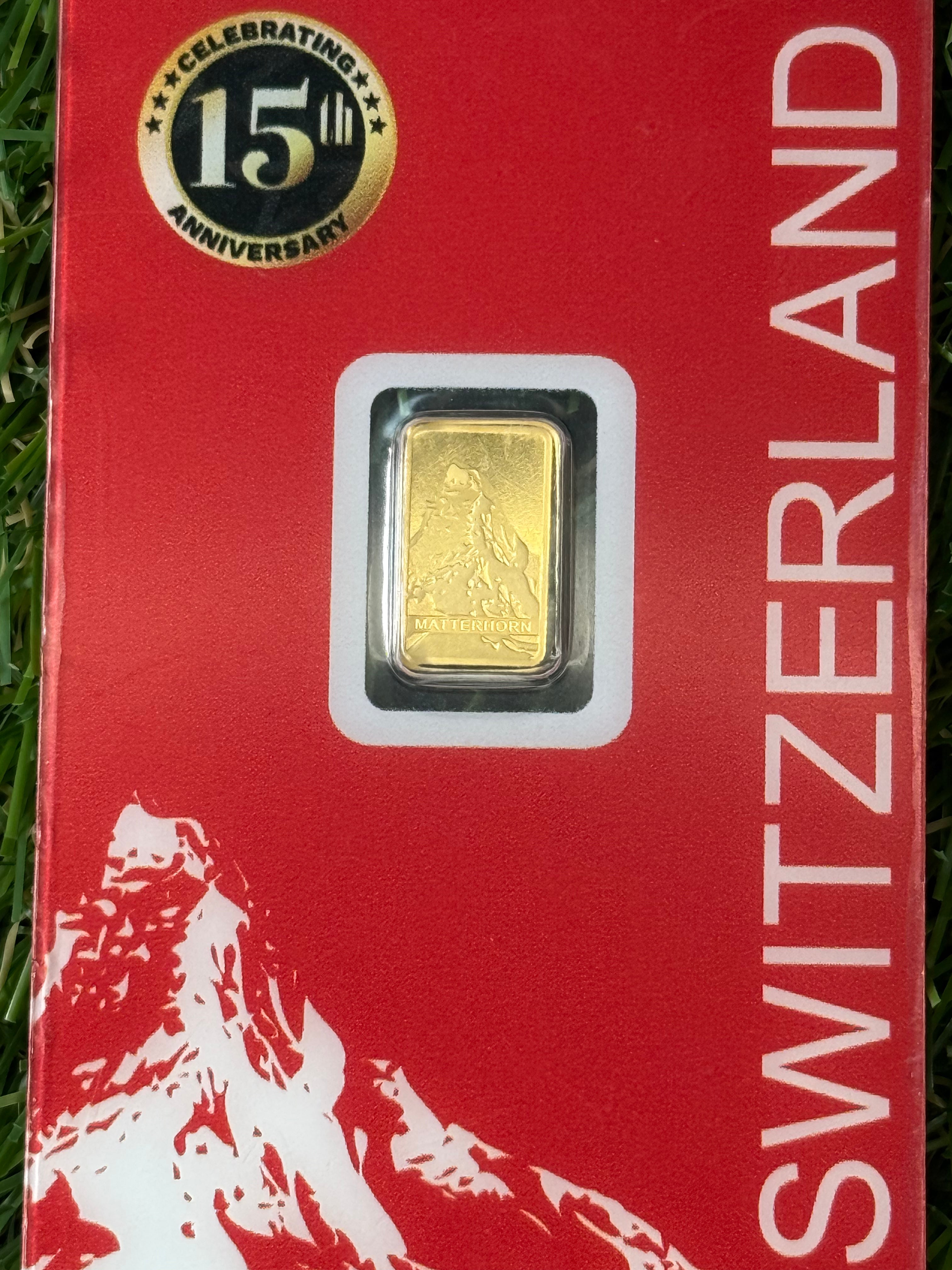 Various 1 Gram Fine 999.9 Gold in Assay - selection below