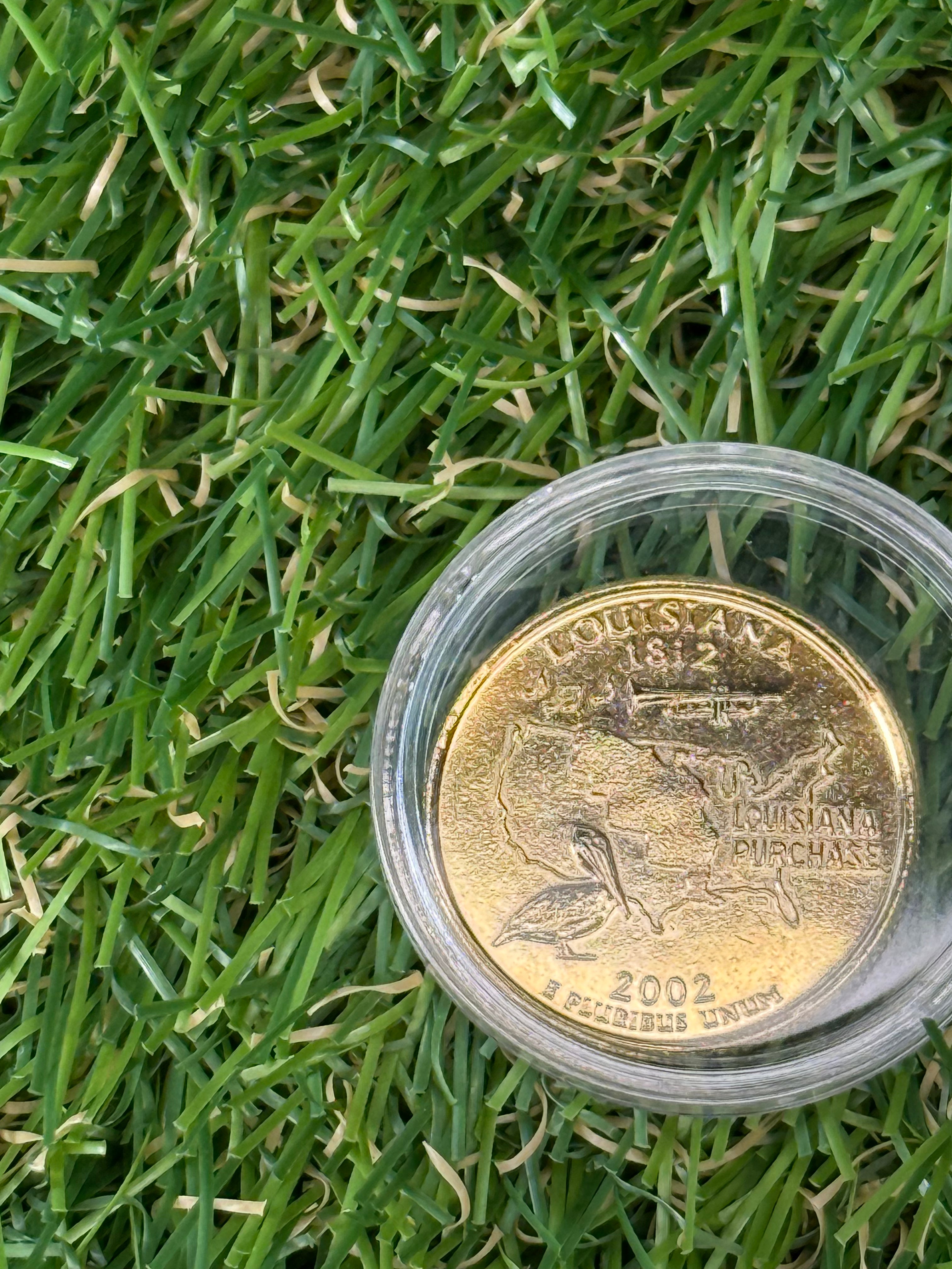 1999 - 2009 US States Quarter Dollar P or D Mint Mark Gold Coloured Coin - Various States Available