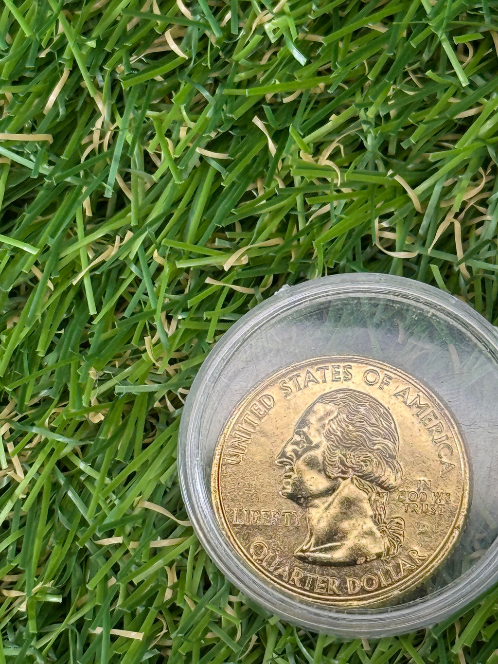 1999 - 2009 US States Quarter Dollar P or D Mint Mark Gold Coloured Coin - Various States Available