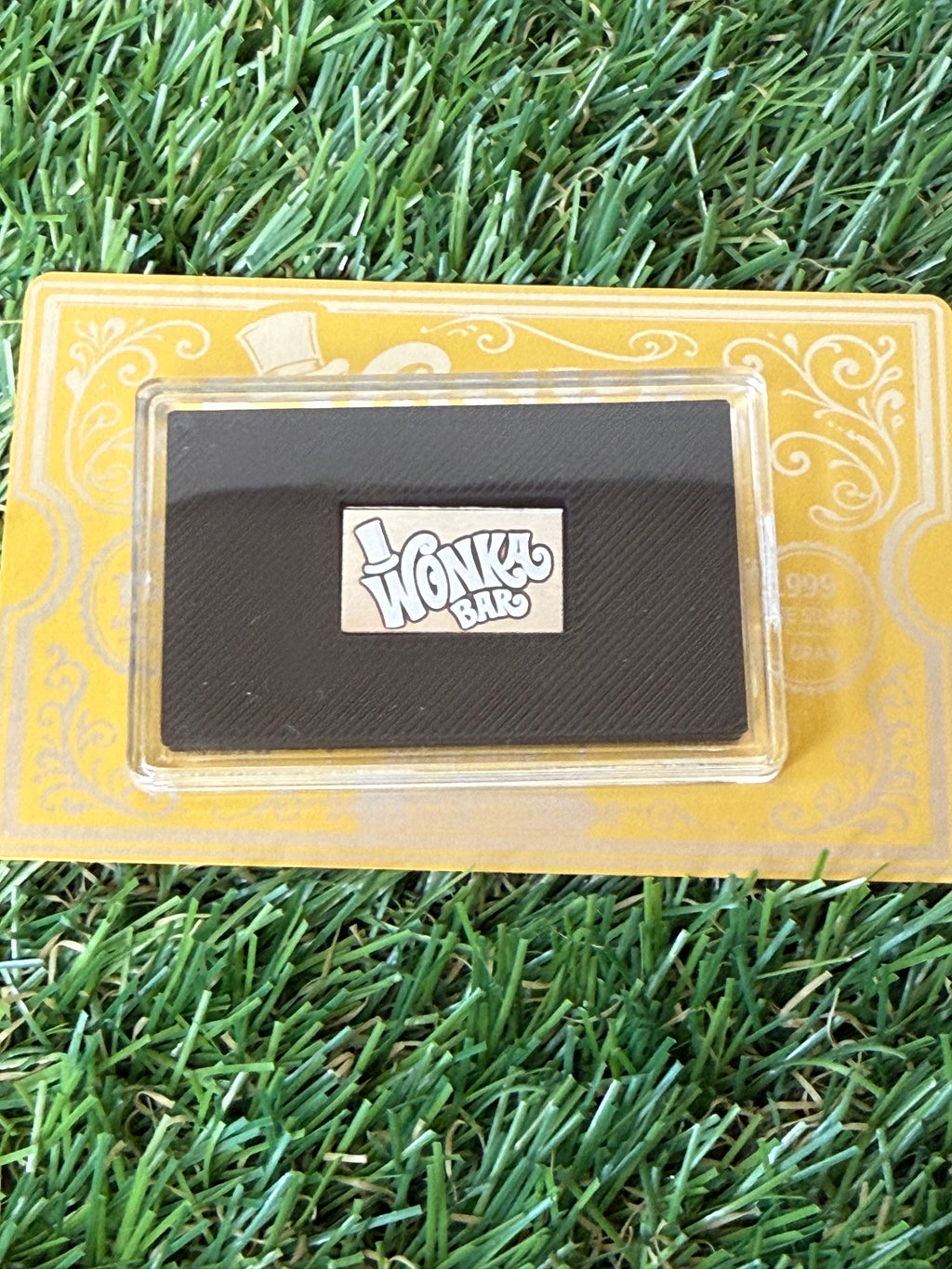 Wonka Bar 1 Gram 999 Fine Silver Bar in capsule with COA