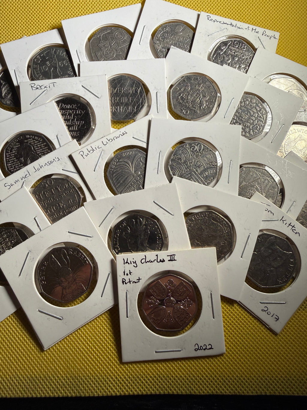 50p Fifty Pence Coins - Different designs in Coin flips or Presentation Packs