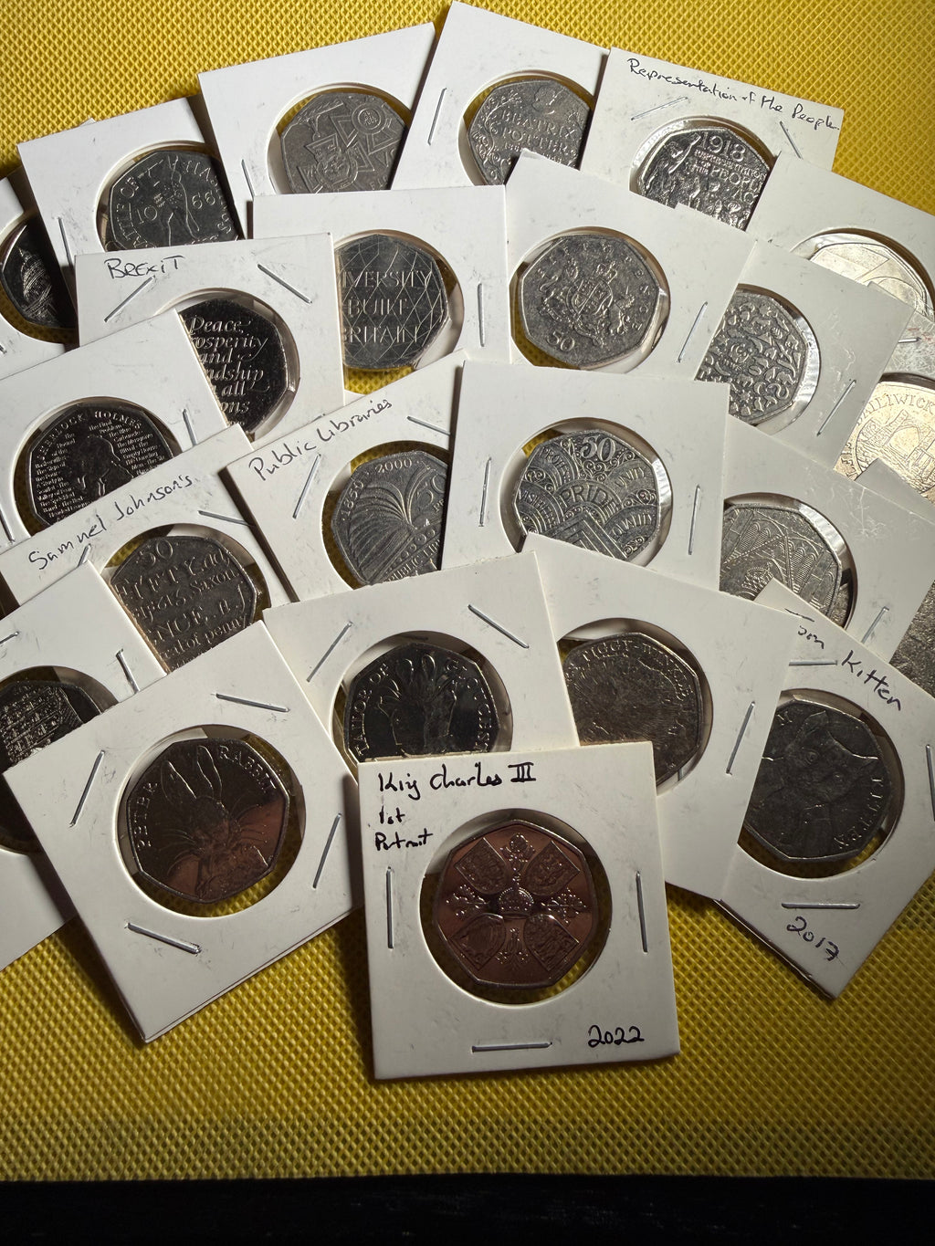 50p Fifty Pence Coins - Different designs in Coin flips or Presentation Packs