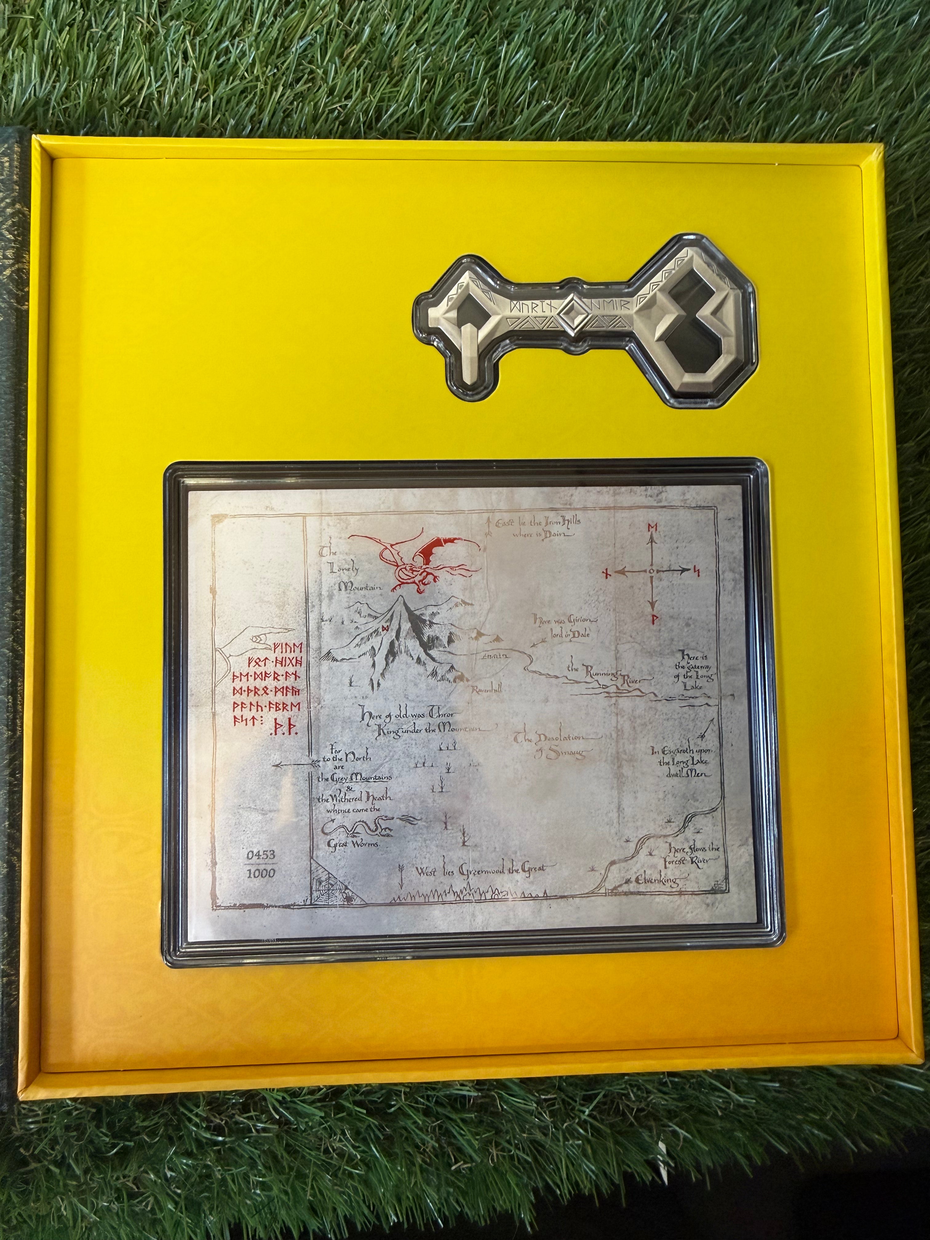 Agoro THE HOBBIT Thorin's Map and Key 3/4 oz Silver Coin + 5 g Fine 999 Silver 2026