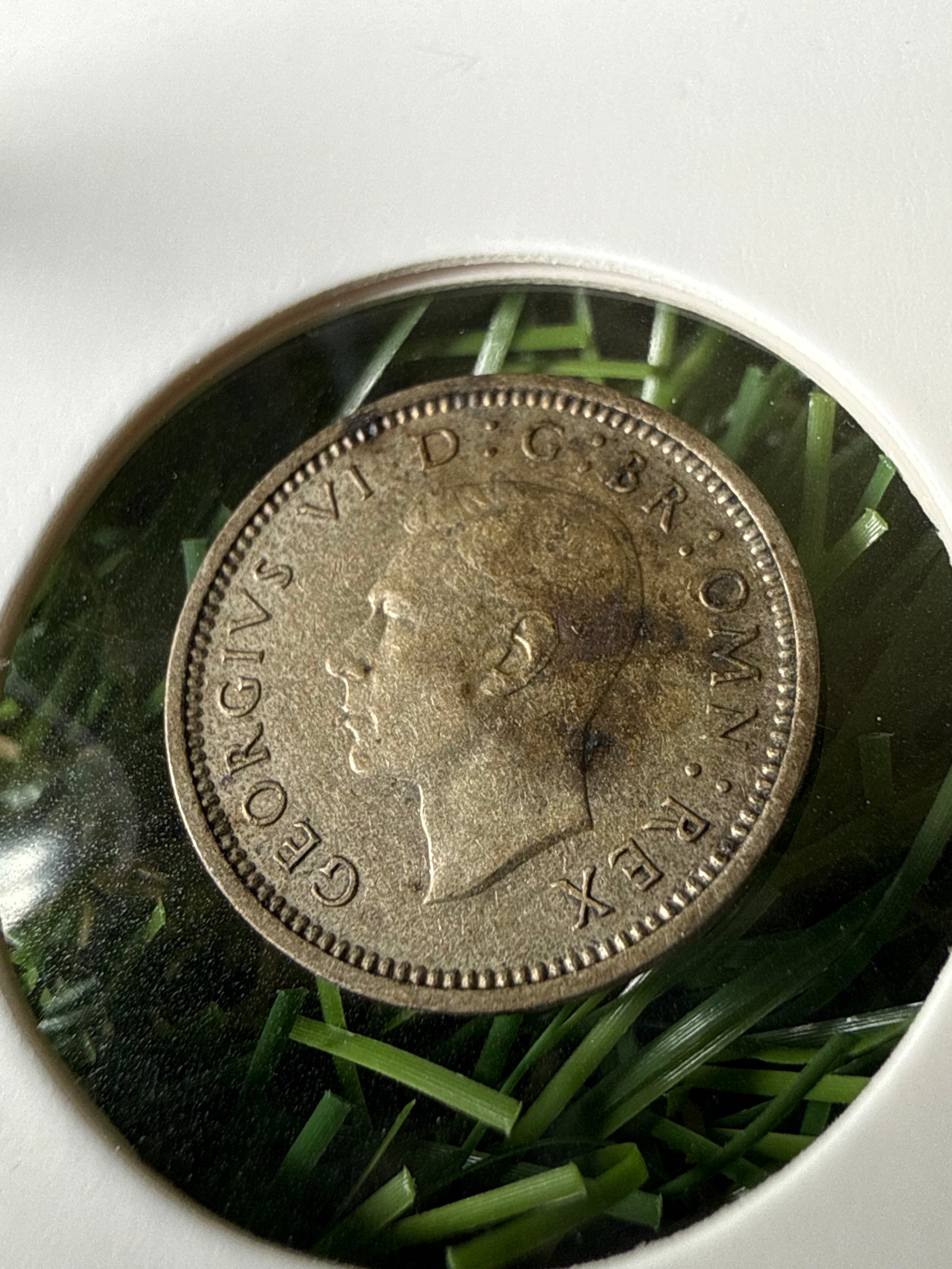 Six Pence Coins Various Years either 92.5% or 50% Silver content Year Dependant.